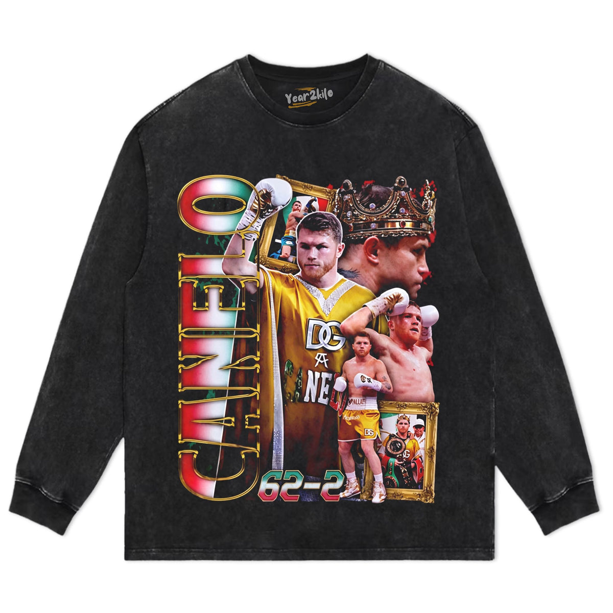 CANELO ALVAREZ FOUR-DIVISION WORLD CHAMPION TANK TOP & TEE & LONG SLEEVE & LAYERED LS & HOODIE