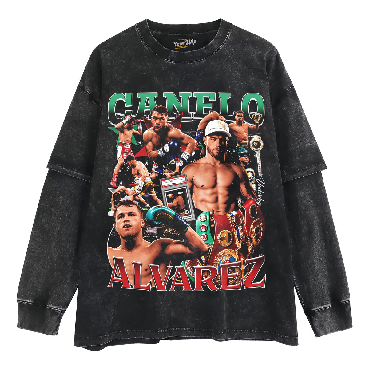 CANELO ALVAREZ THE FACE OF BOXING TANK TOP & TEE & LONG SLEEVE & LAYERED LS & HOODIE