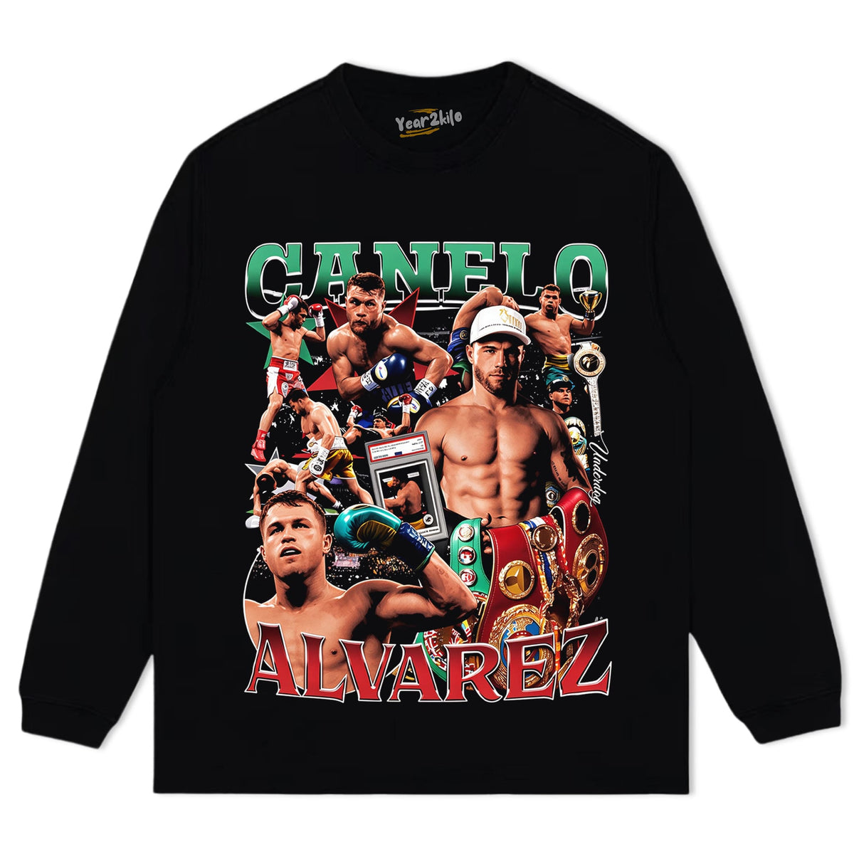 CANELO ALVAREZ THE FACE OF BOXING TANK TOP & TEE & LONG SLEEVE & LAYERED LS & HOODIE