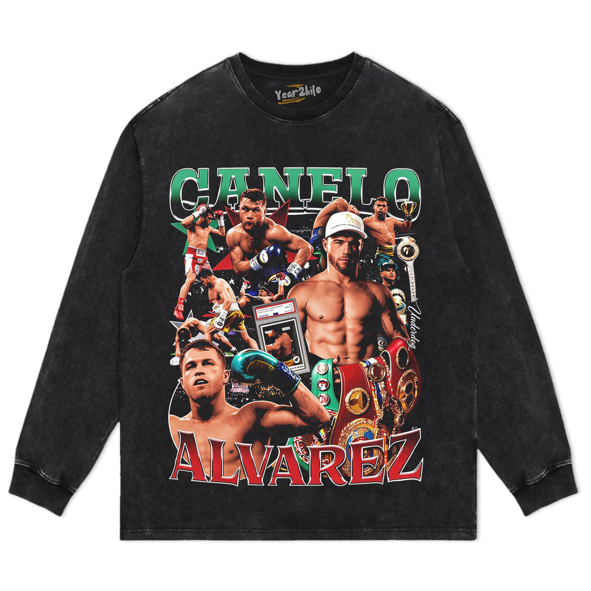 CANELO ALVAREZ THE FACE OF BOXING TANK TOP & TEE & LONG SLEEVE & LAYERED LS & HOODIE