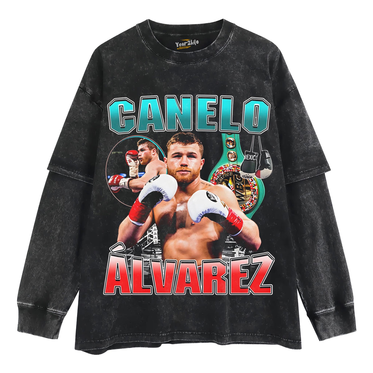 CANELO ALVAREZ THE FACE OF BOXING V2 TANK TOP & TEE & LONG SLEEVE & LAYERED LS & HOODIE