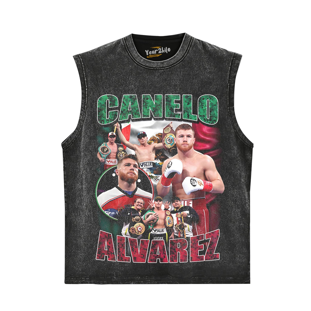 CANELO ALVAREZ VINTAGE V2 TANK TOP & TEE & LONG SLEEVE & LAYERED LS & HOODIE