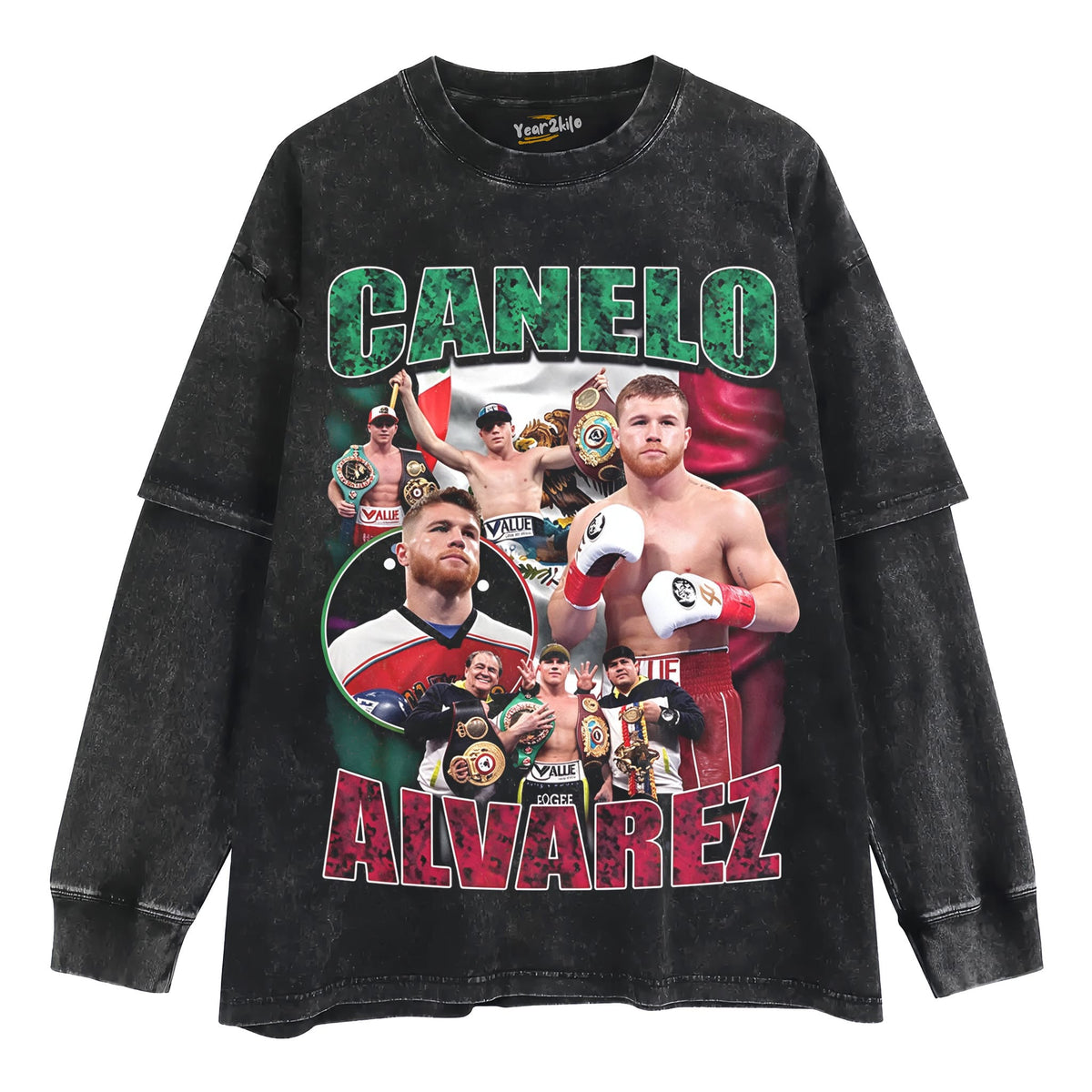 CANELO ALVAREZ VINTAGE V2 TANK TOP & TEE & LONG SLEEVE & LAYERED LS & HOODIE