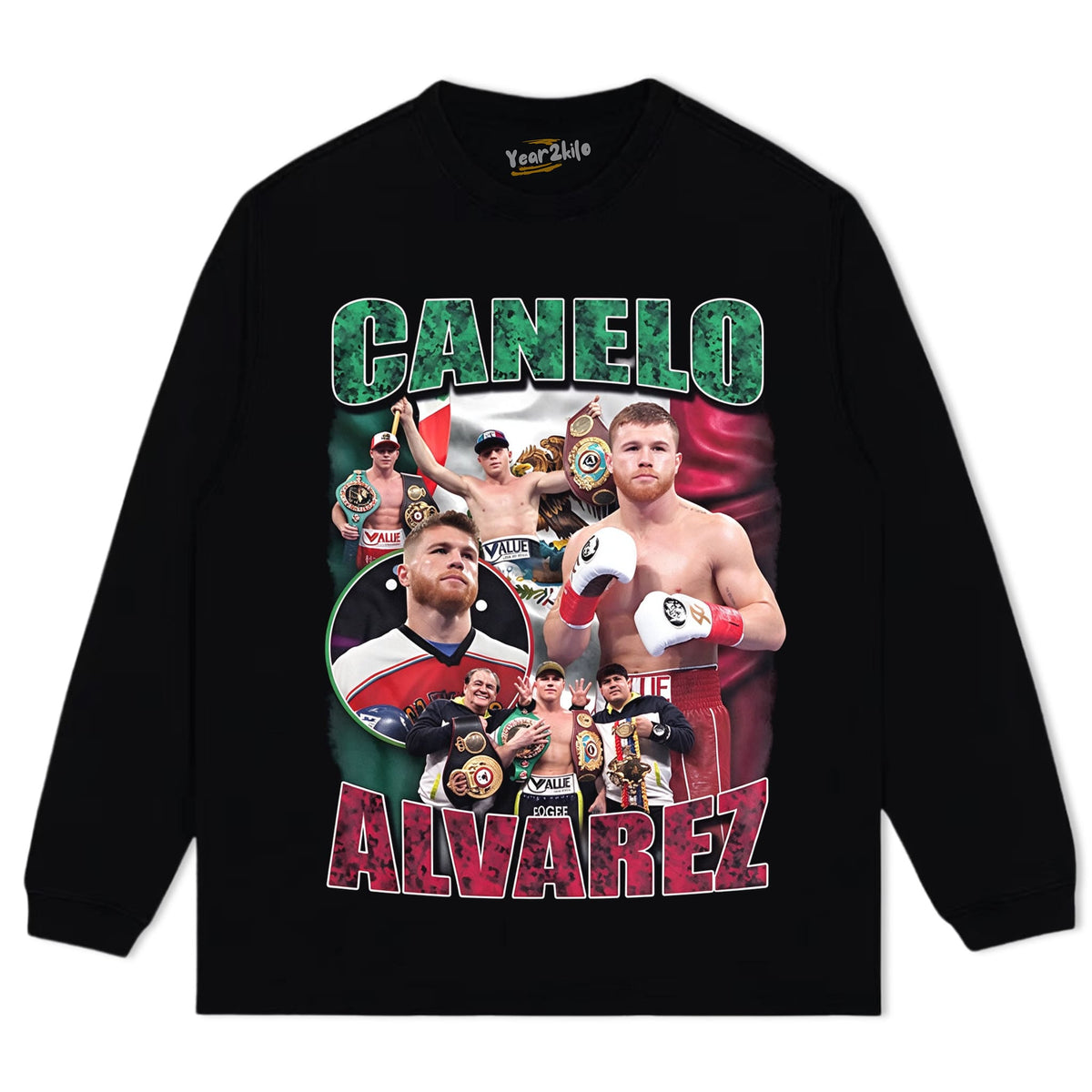 CANELO ALVAREZ VINTAGE V2 TANK TOP & TEE & LONG SLEEVE & LAYERED LS & HOODIE