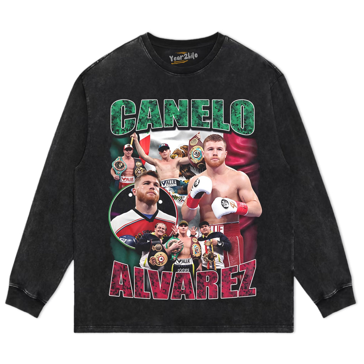 CANELO ALVAREZ VINTAGE V2 TANK TOP & TEE & LONG SLEEVE & LAYERED LS & HOODIE