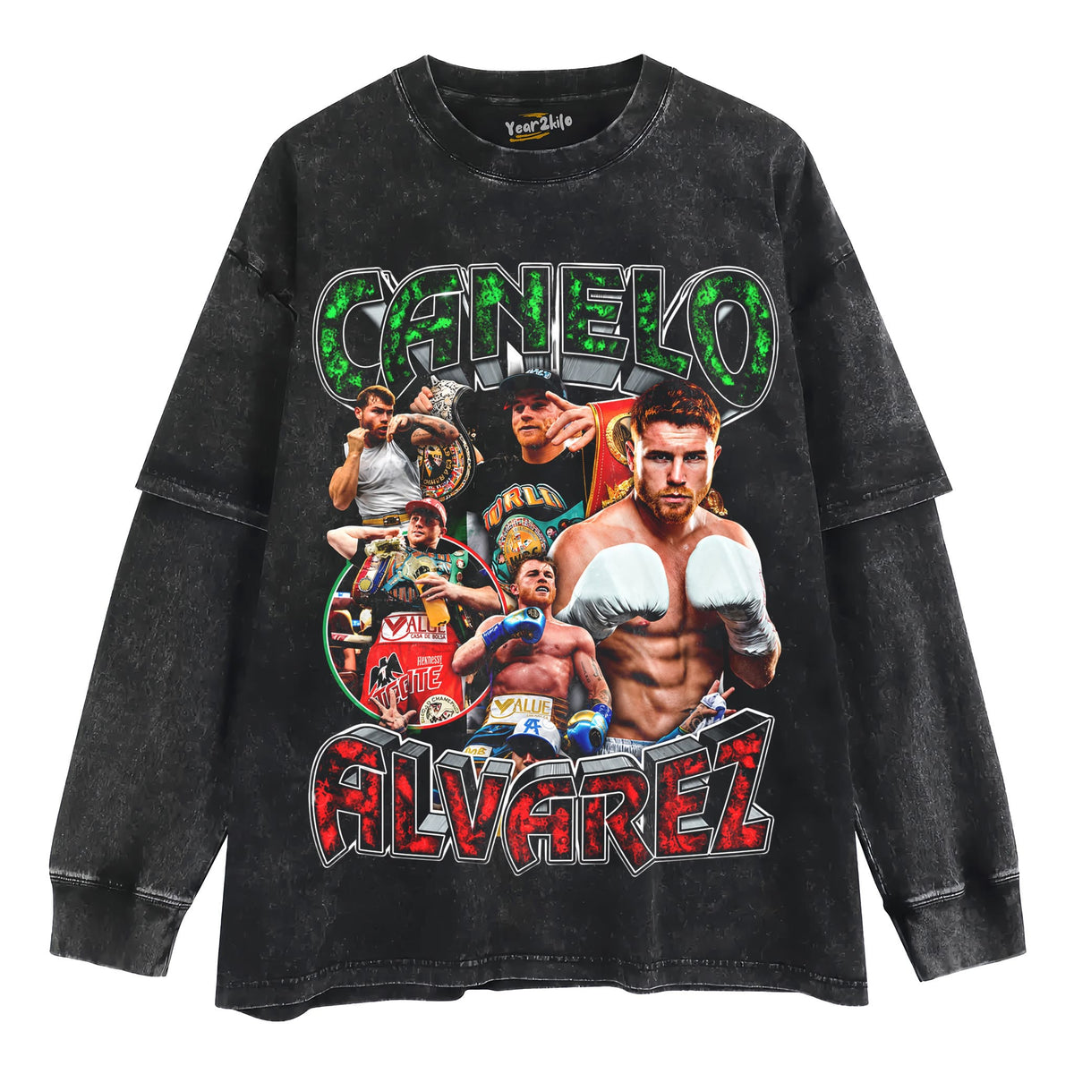CANELO ALVAREZ VINTAGE V3 TANK TOP & TEE & LONG SLEEVE & LAYERED LS & HOODIE