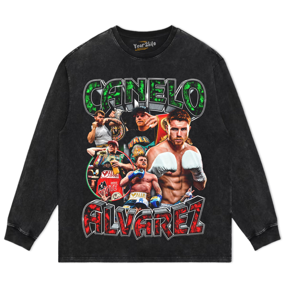 CANELO ALVAREZ VINTAGE V3 TANK TOP & TEE & LONG SLEEVE & LAYERED LS & HOODIE