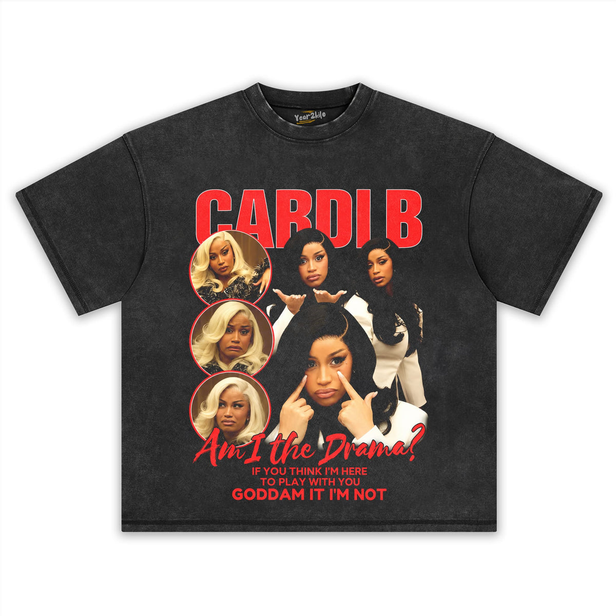 CARDI B - AM I THE DRAMA TANK TOP & TEE & LONG SLEEVE & LAYERED LS & HOODIE