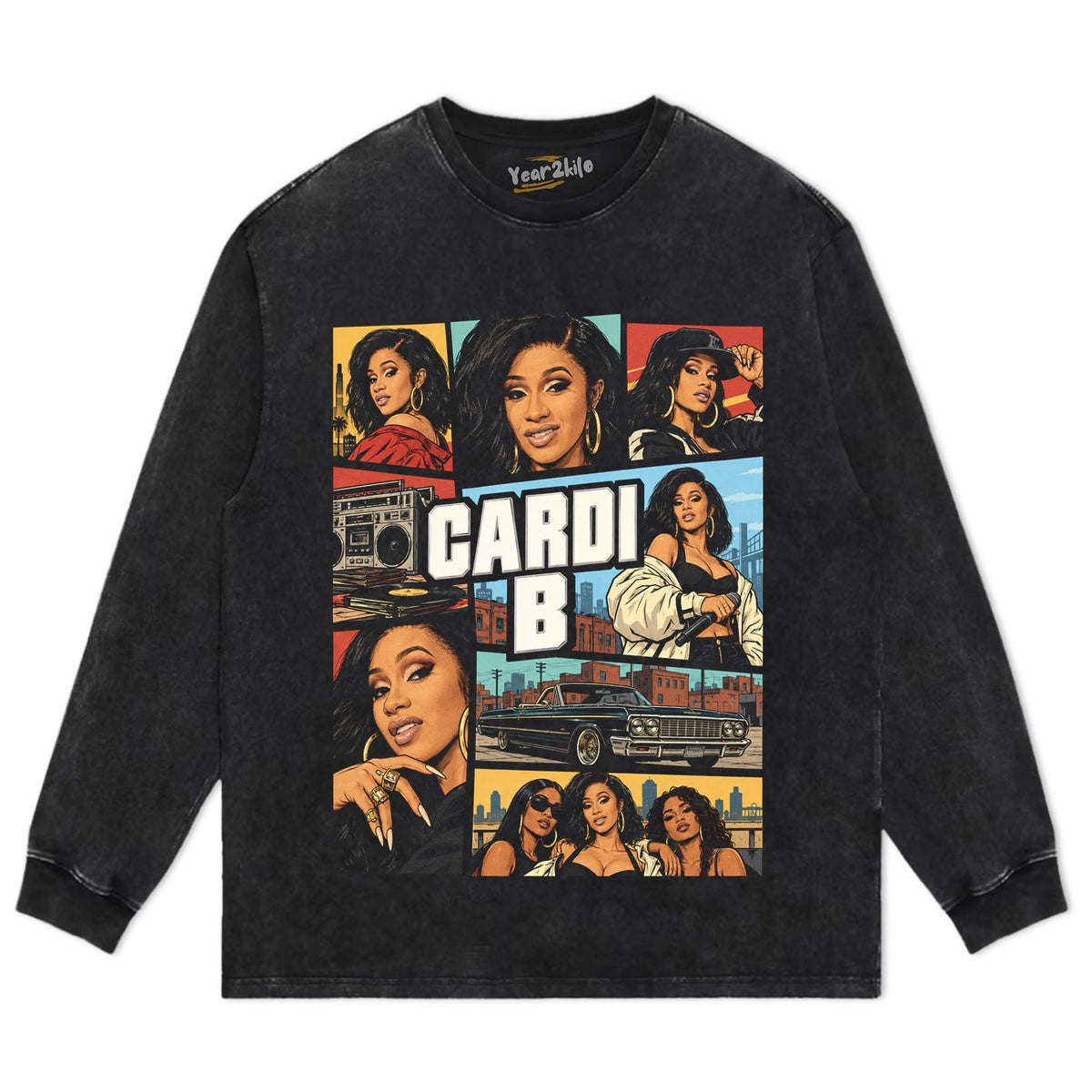 CARDI B - GTA TANK TOP & TEE & LONG SLEEVE & LAYERED LS & HOODIE