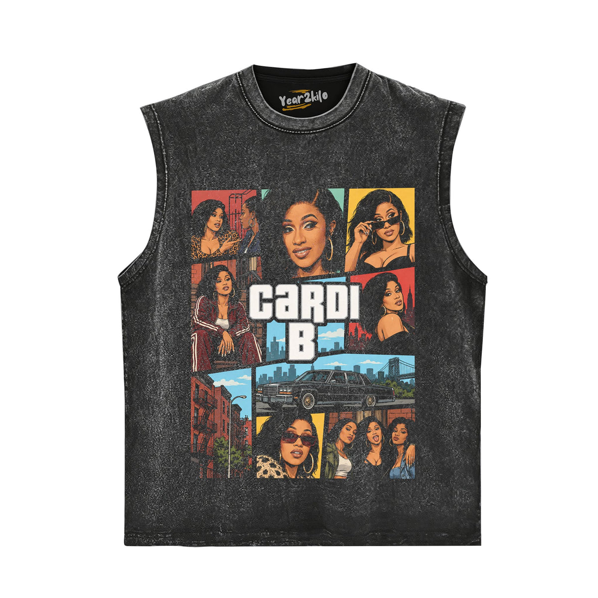 CARDI B - GTA V2 TANK TOP & TEE & LONG SLEEVE & LAYERED LS & HOODIE