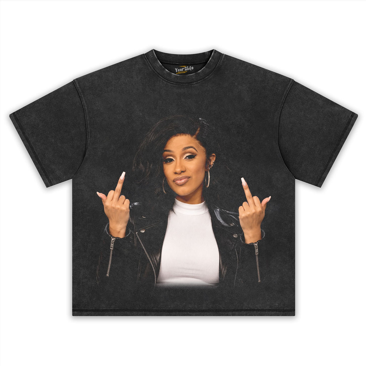 CARDI B - MIDDLE FINGBER TANK TOP & TEE & LONG SLEEVE & LAYERED LS & HOODIE