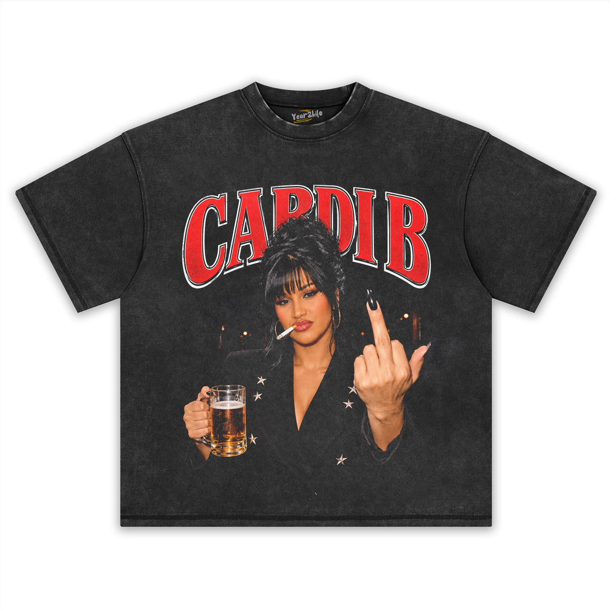 CARDI B VINTAGE TANK TOP & TEE & LONG SLEEVE & LAYERED LS & HOODIE