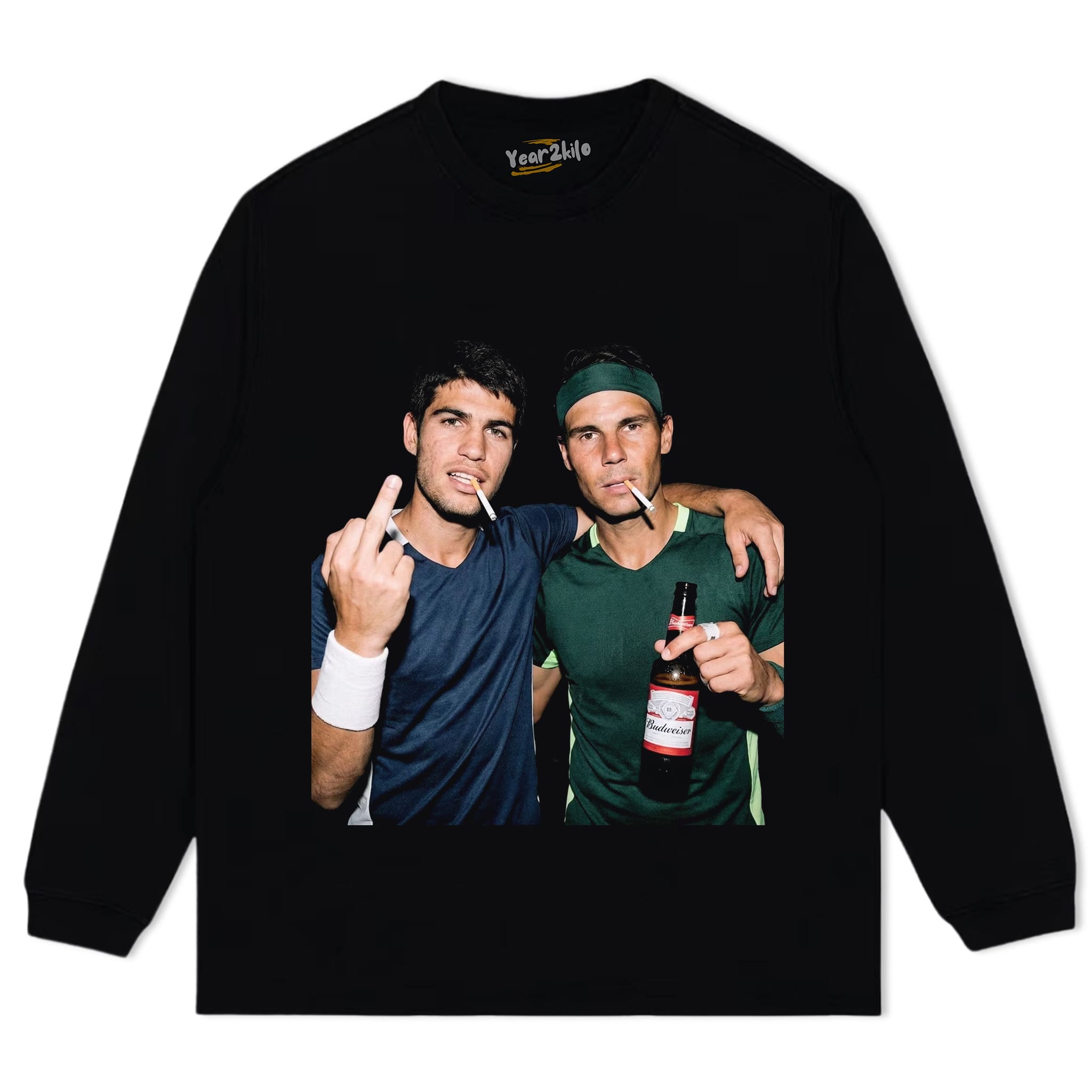 CARLOS ALCARAZ & RAFAEL NADAL TANK TOP & TEE & LONG SLEEVE & LAYERED LS & HOODIE