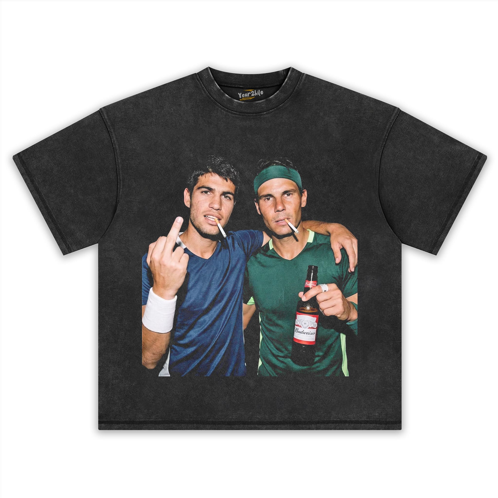 CARLOS ALCARAZ & RAFAEL NADAL TANK TOP & TEE & LONG SLEEVE & LAYERED LS & HOODIE