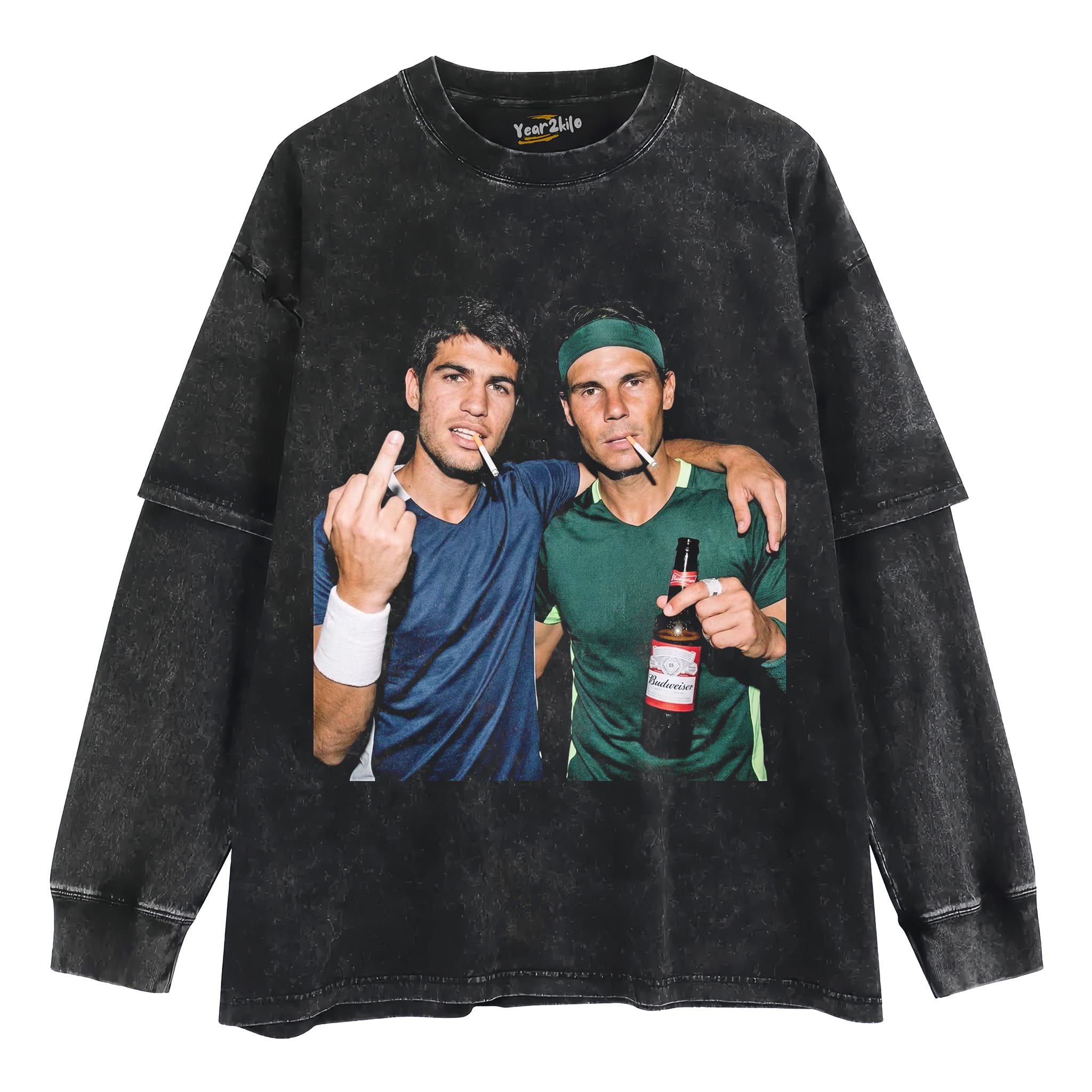 CARLOS ALCARAZ & RAFAEL NADAL TANK TOP & TEE & LONG SLEEVE & LAYERED LS & HOODIE