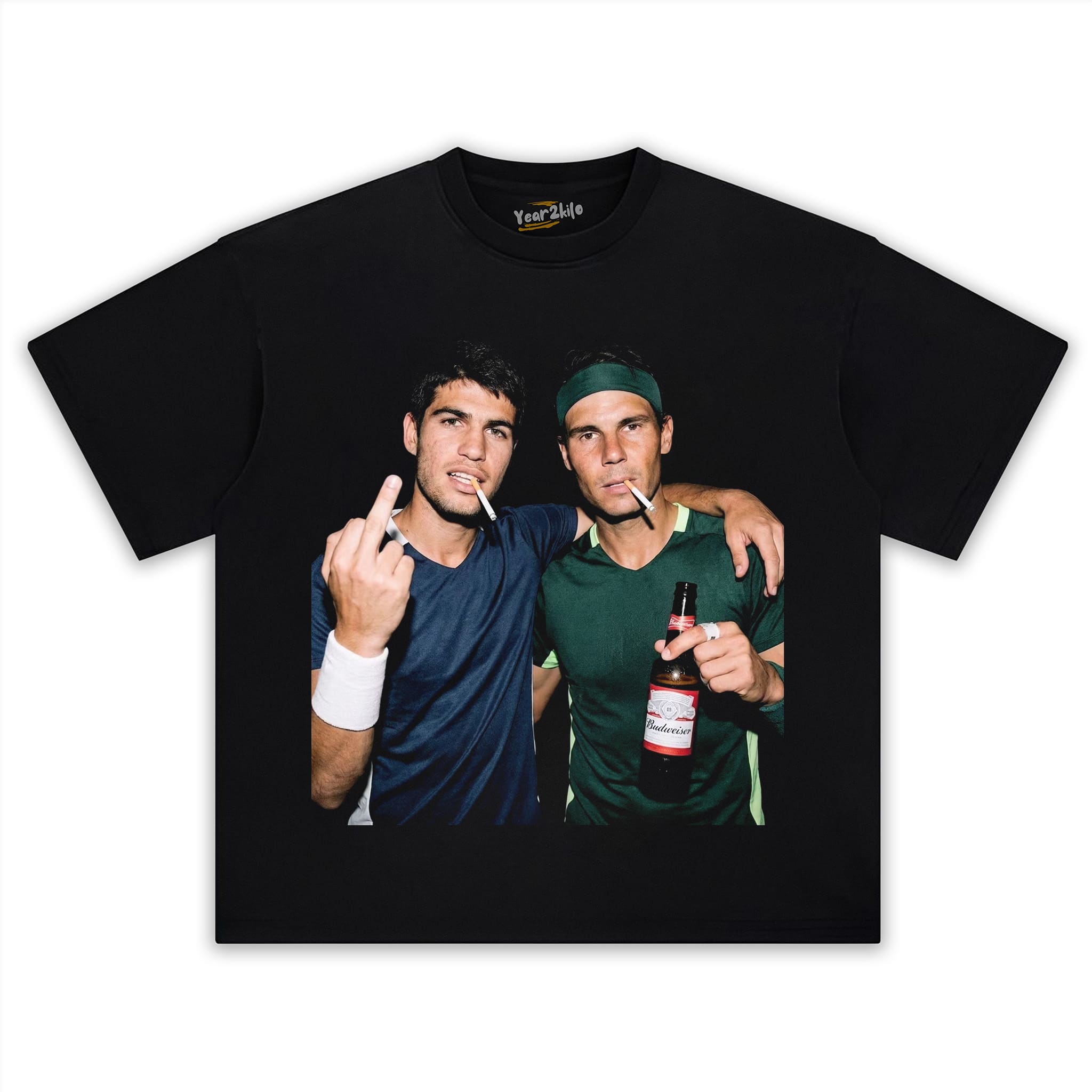 CARLOS ALCARAZ & RAFAEL NADAL TANK TOP & TEE & LONG SLEEVE & LAYERED LS & HOODIE