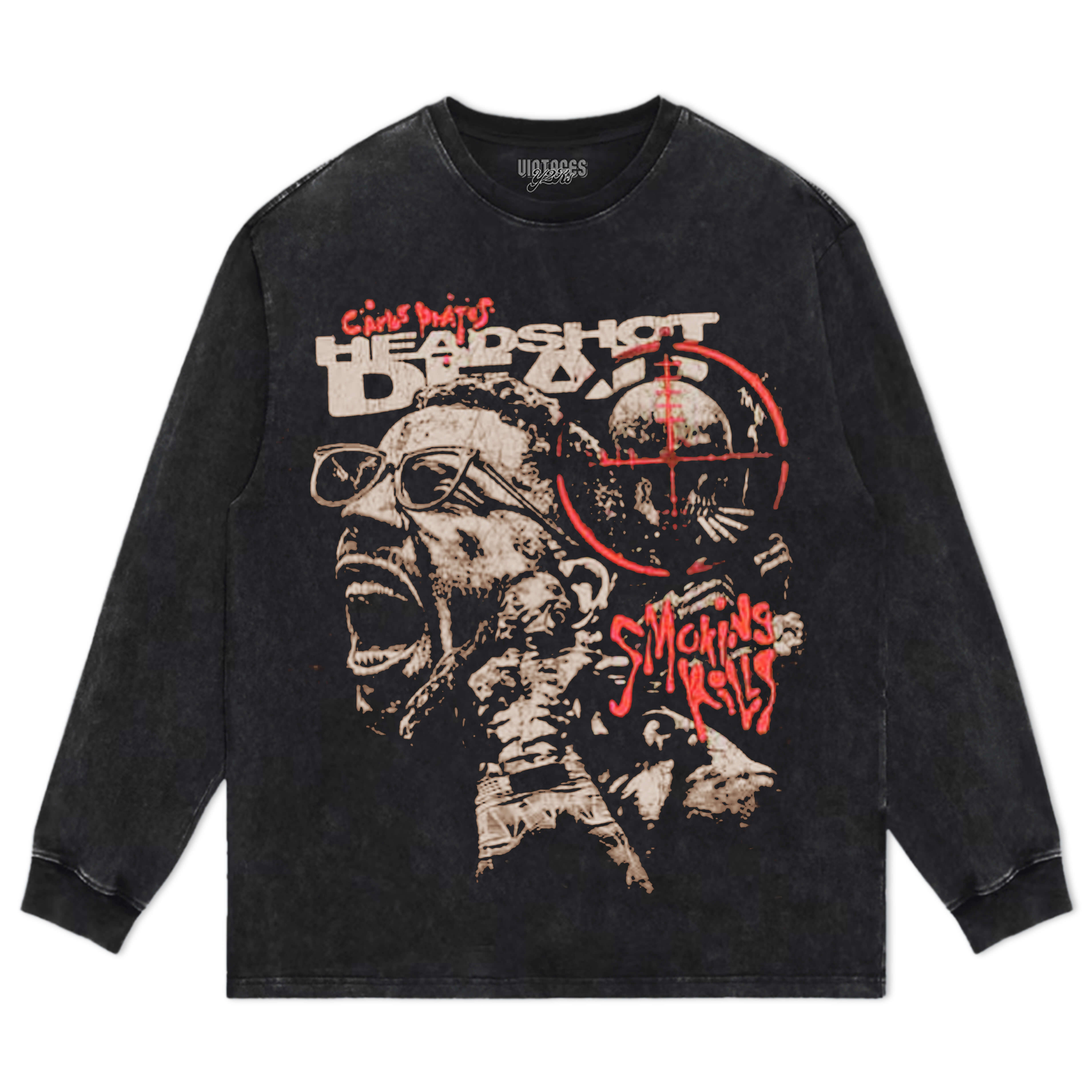 CARLOS PRATES SMOKING KILLS TEE & LS & HOODIE