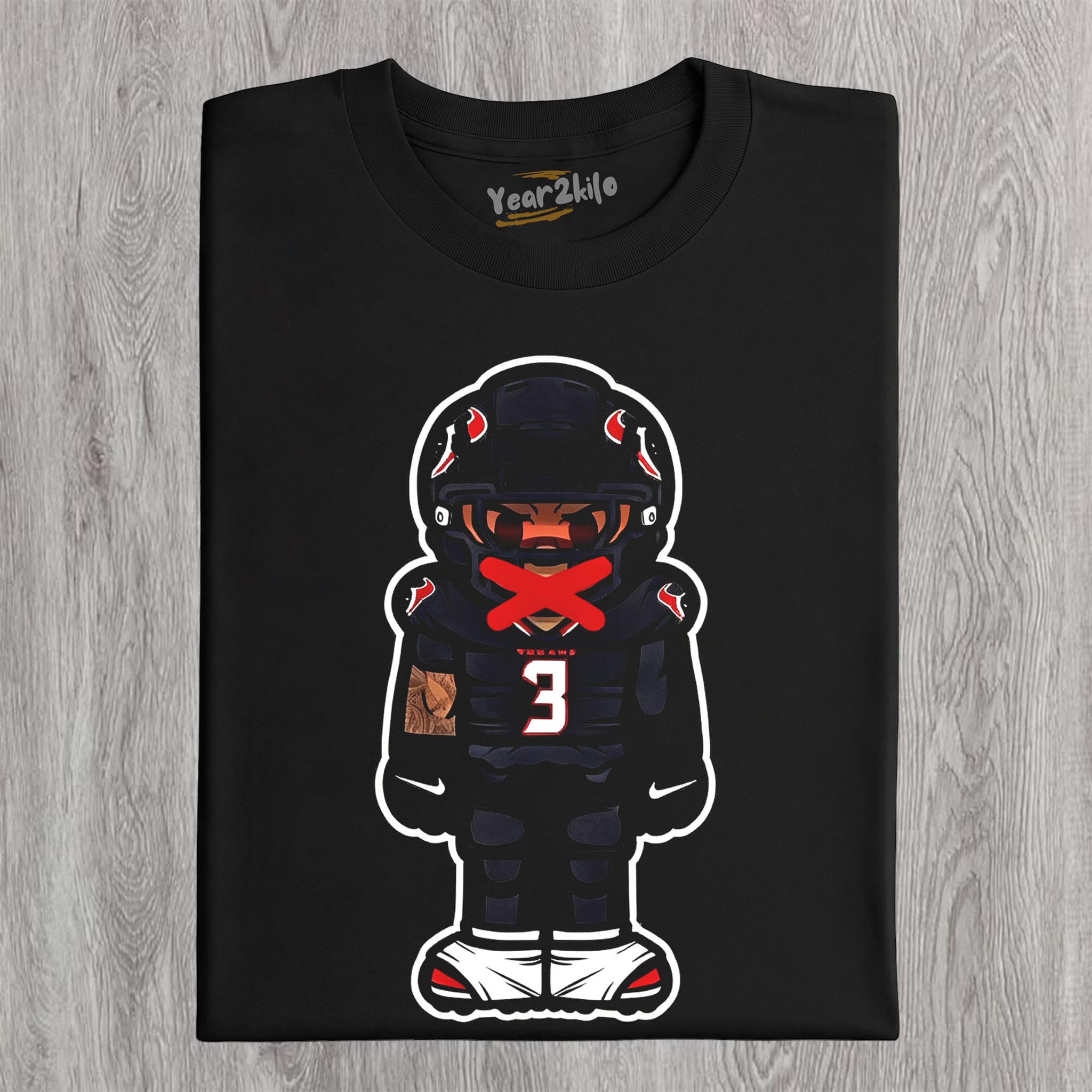 CARTOON FOOTBALL V6 TANK TOP & TEE & LONG SLEEVE & LAYERED LS & HOODIE