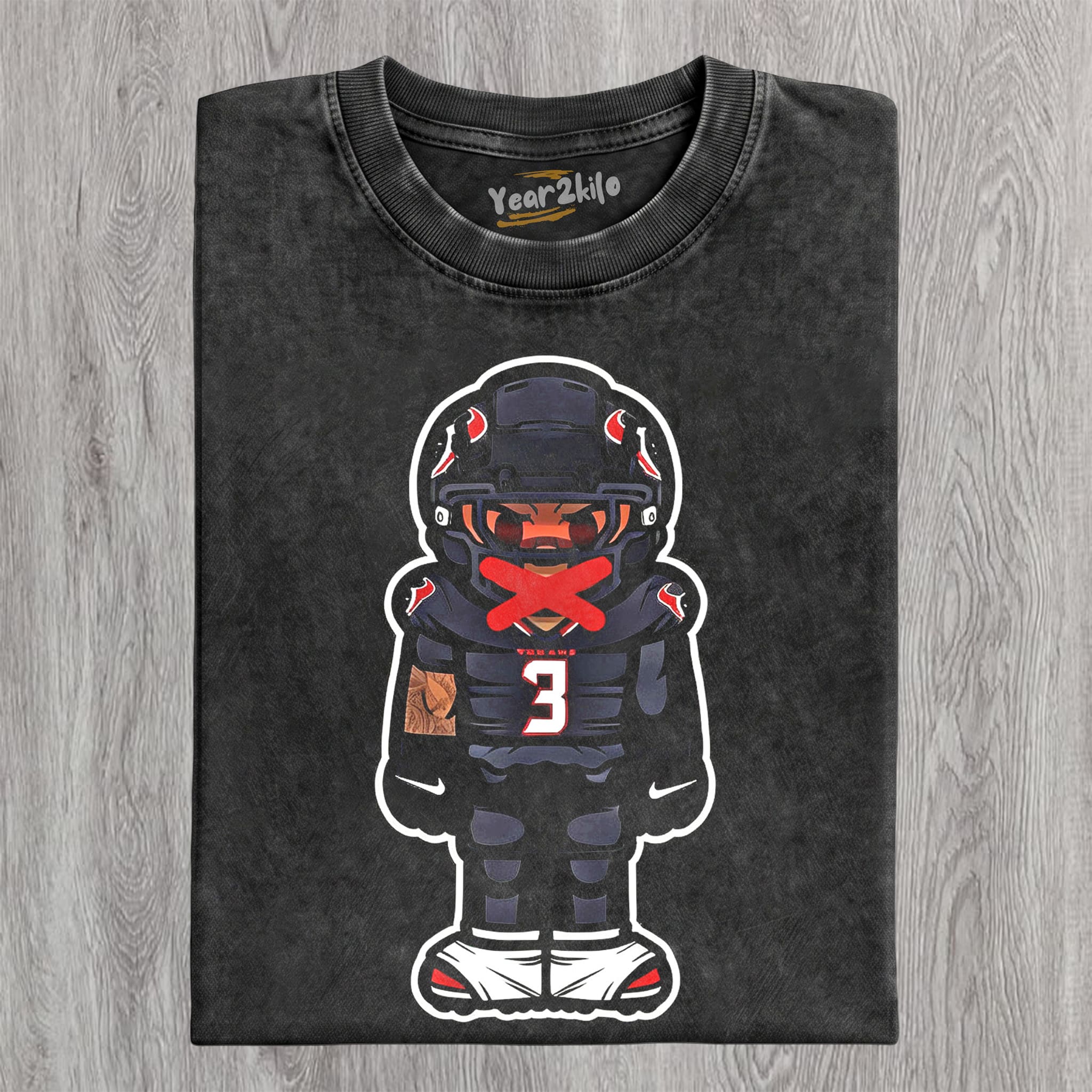 CARTOON FOOTBALL V6 TANK TOP & TEE & LONG SLEEVE & LAYERED LS & HOODIE