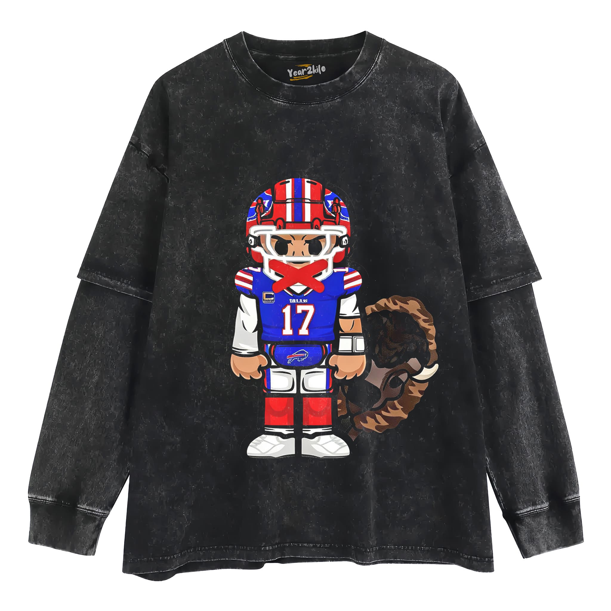 CARTOON FOOTBALL TANK TOP & TEE & LONG SLEEVE & LAYERED LS & HOODIE