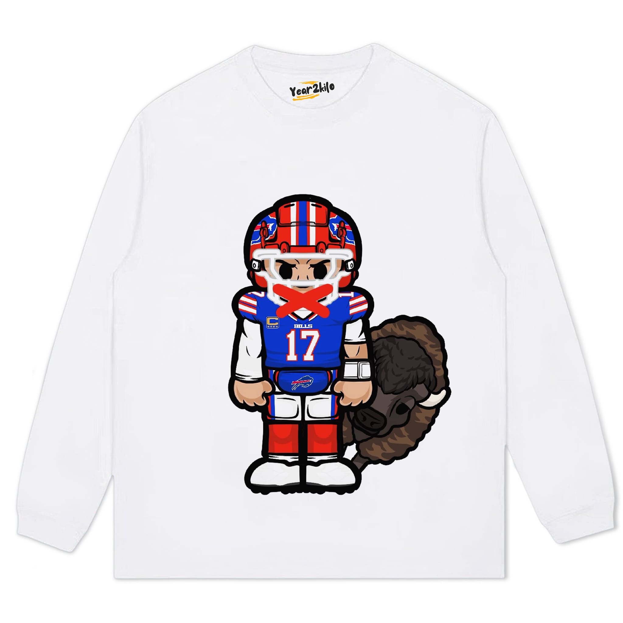 CARTOON FOOTBALL TANK TOP & TEE & LONG SLEEVE & LAYERED LS & HOODIE