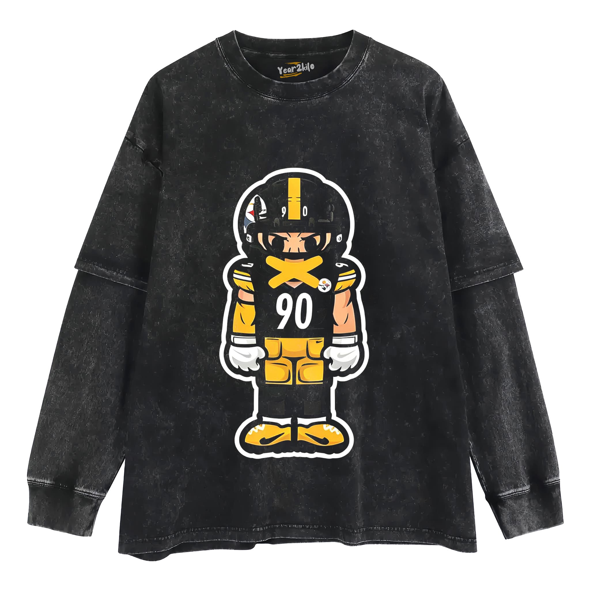 CARTOON FOOTBALL V1 TANK TOP & TEE & LONG SLEEVE & LAYERED LS & HOODIE