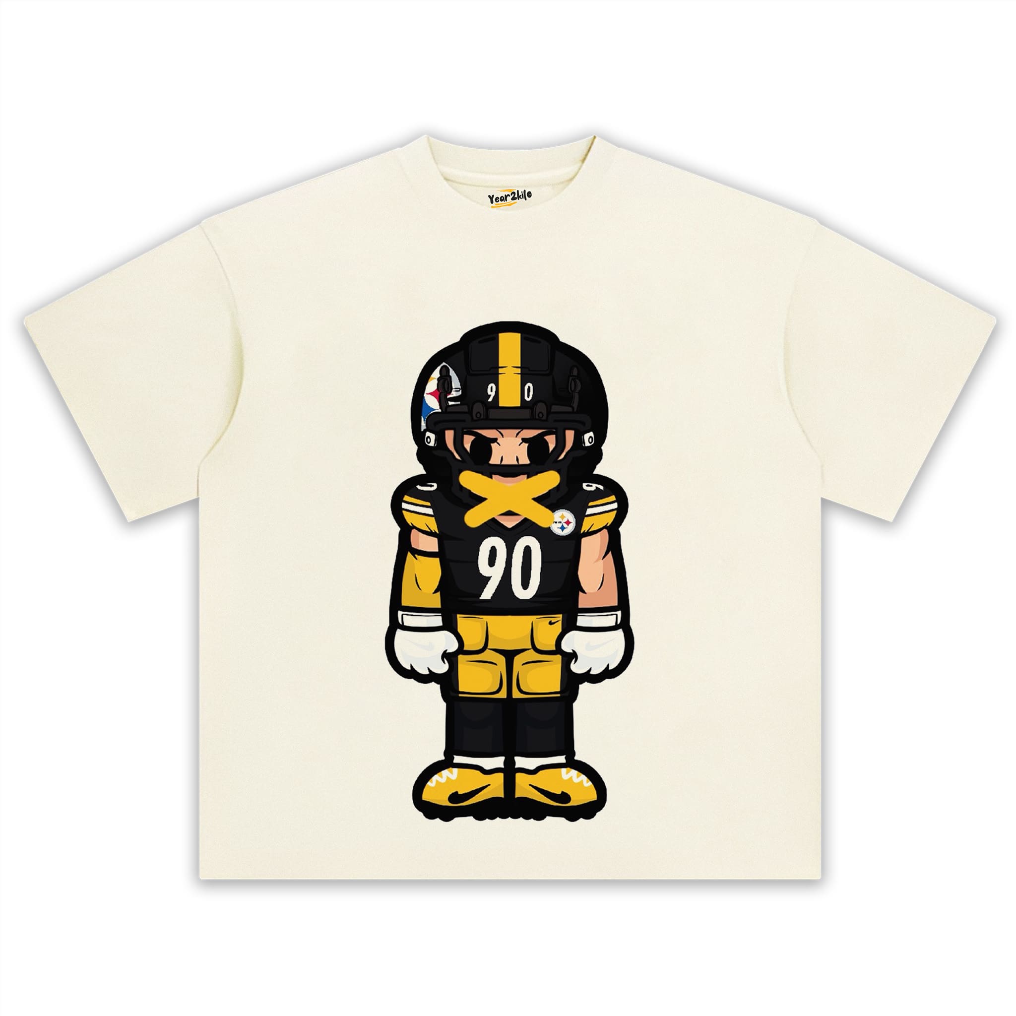 CARTOON FOOTBALL V1 TANK TOP & TEE & LONG SLEEVE & LAYERED LS & HOODIE