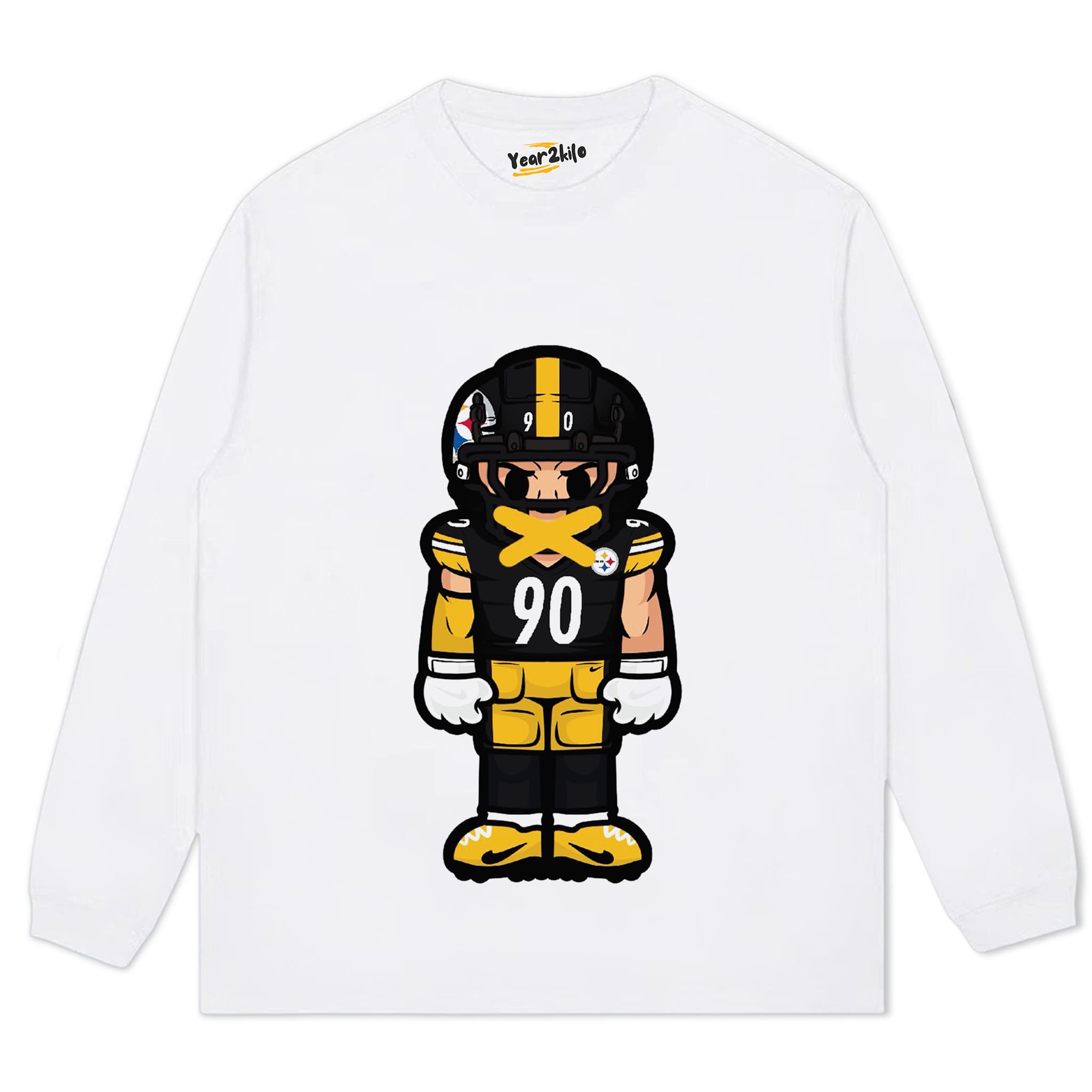 CARTOON FOOTBALL V1 TANK TOP & TEE & LONG SLEEVE & LAYERED LS & HOODIE