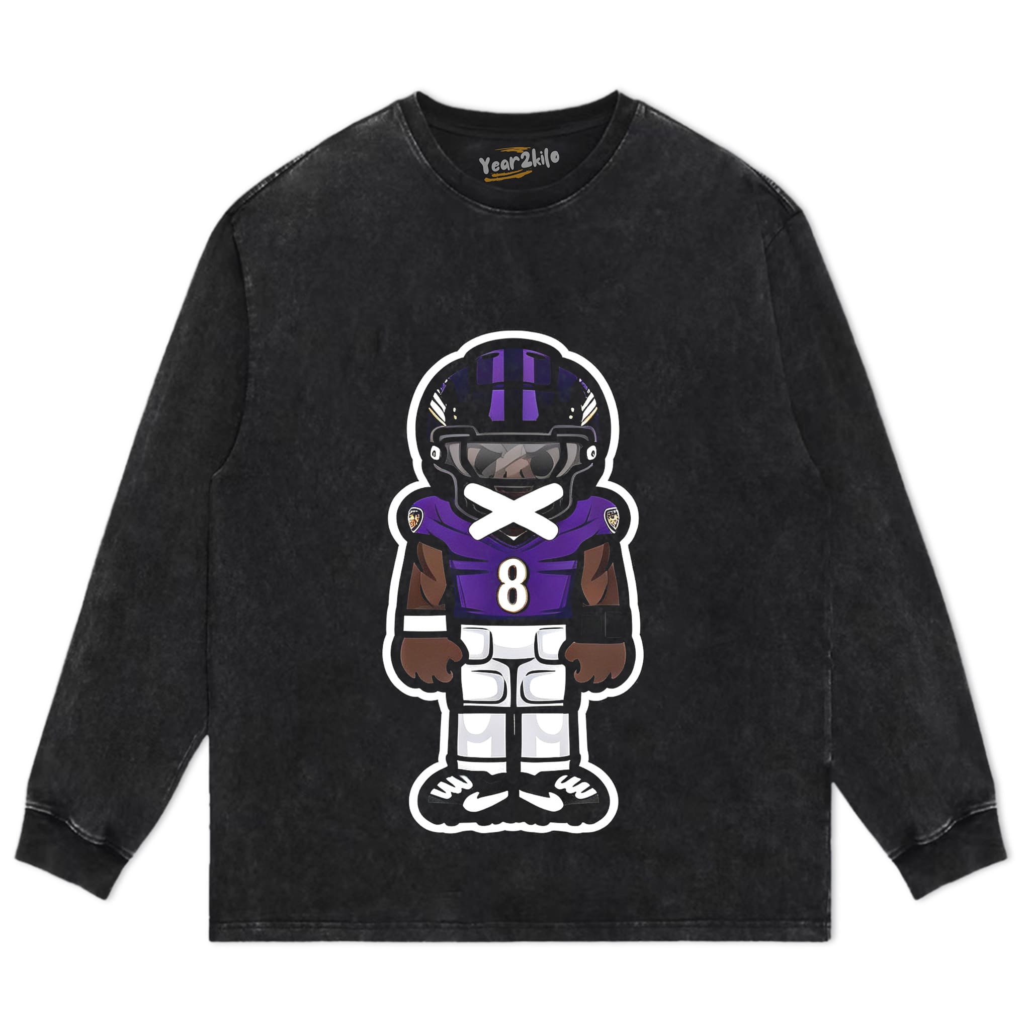 CARTOON FOOTBALL V2 TANK TOP & TEE & LONG SLEEVE & LAYERED LS & HOODIE