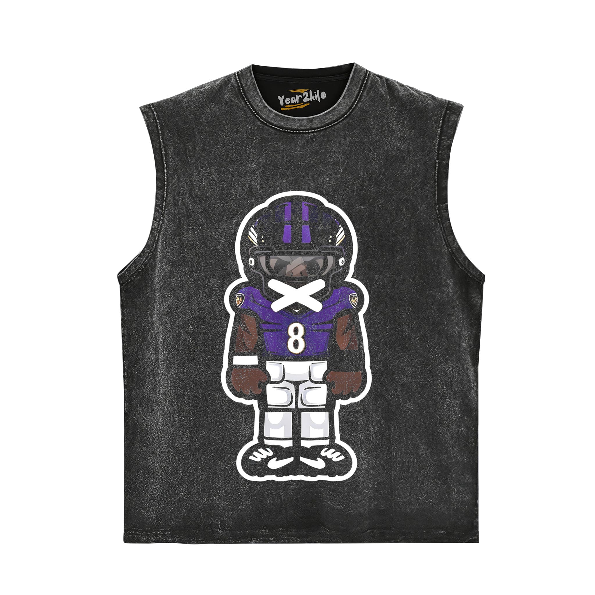 CARTOON FOOTBALL V2 TANK TOP & TEE & LONG SLEEVE & LAYERED LS & HOODIE