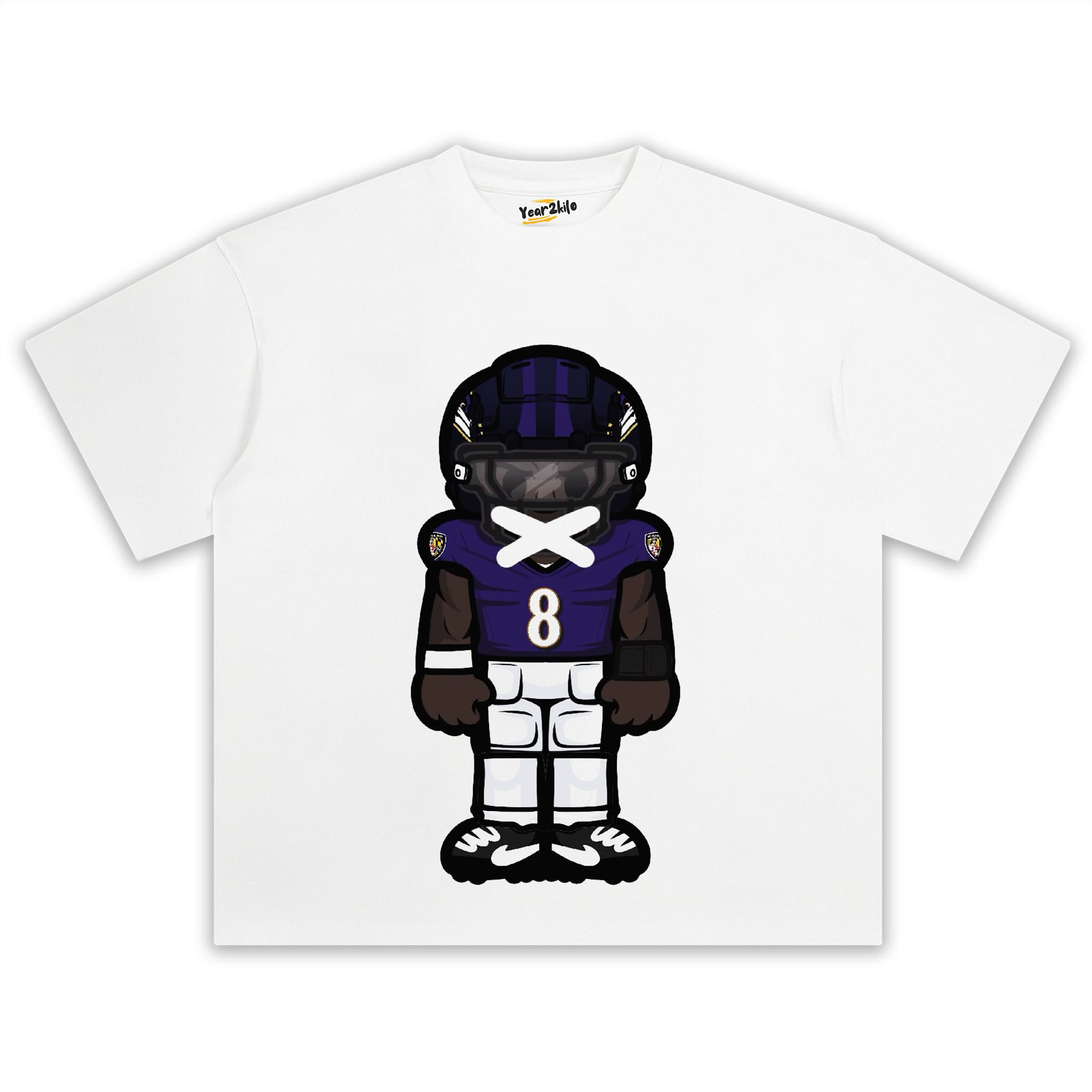 CARTOON FOOTBALL V2 TANK TOP & TEE & LONG SLEEVE & LAYERED LS & HOODIE