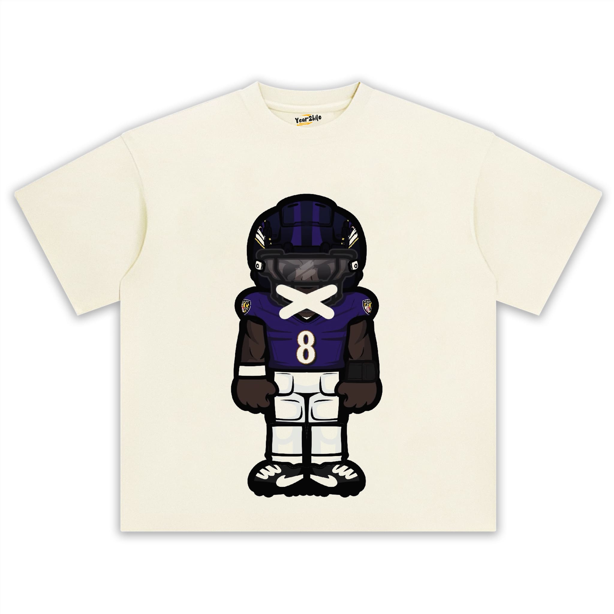 CARTOON FOOTBALL V2 TANK TOP & TEE & LONG SLEEVE & LAYERED LS & HOODIE