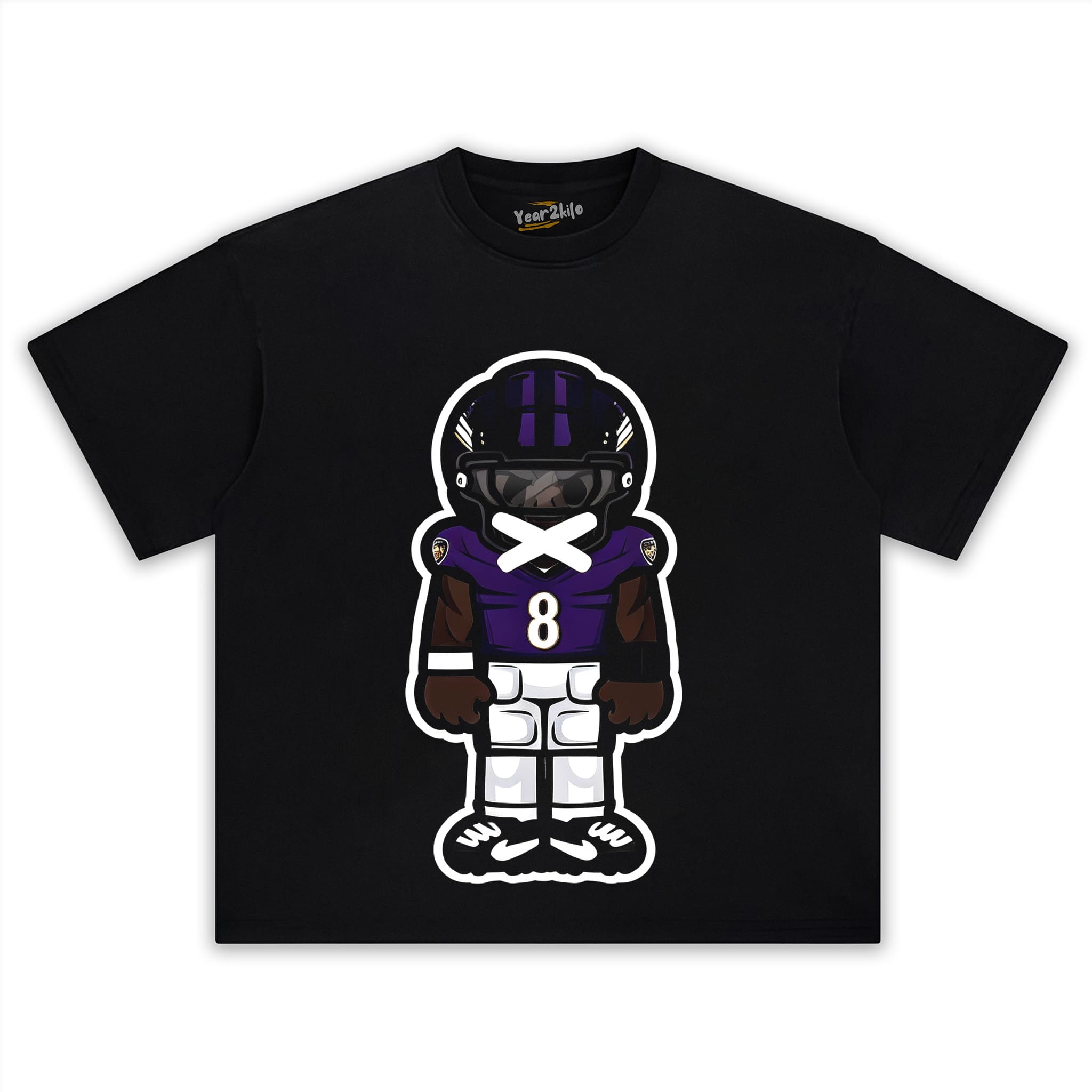 CARTOON FOOTBALL V2 TANK TOP & TEE & LONG SLEEVE & LAYERED LS & HOODIE