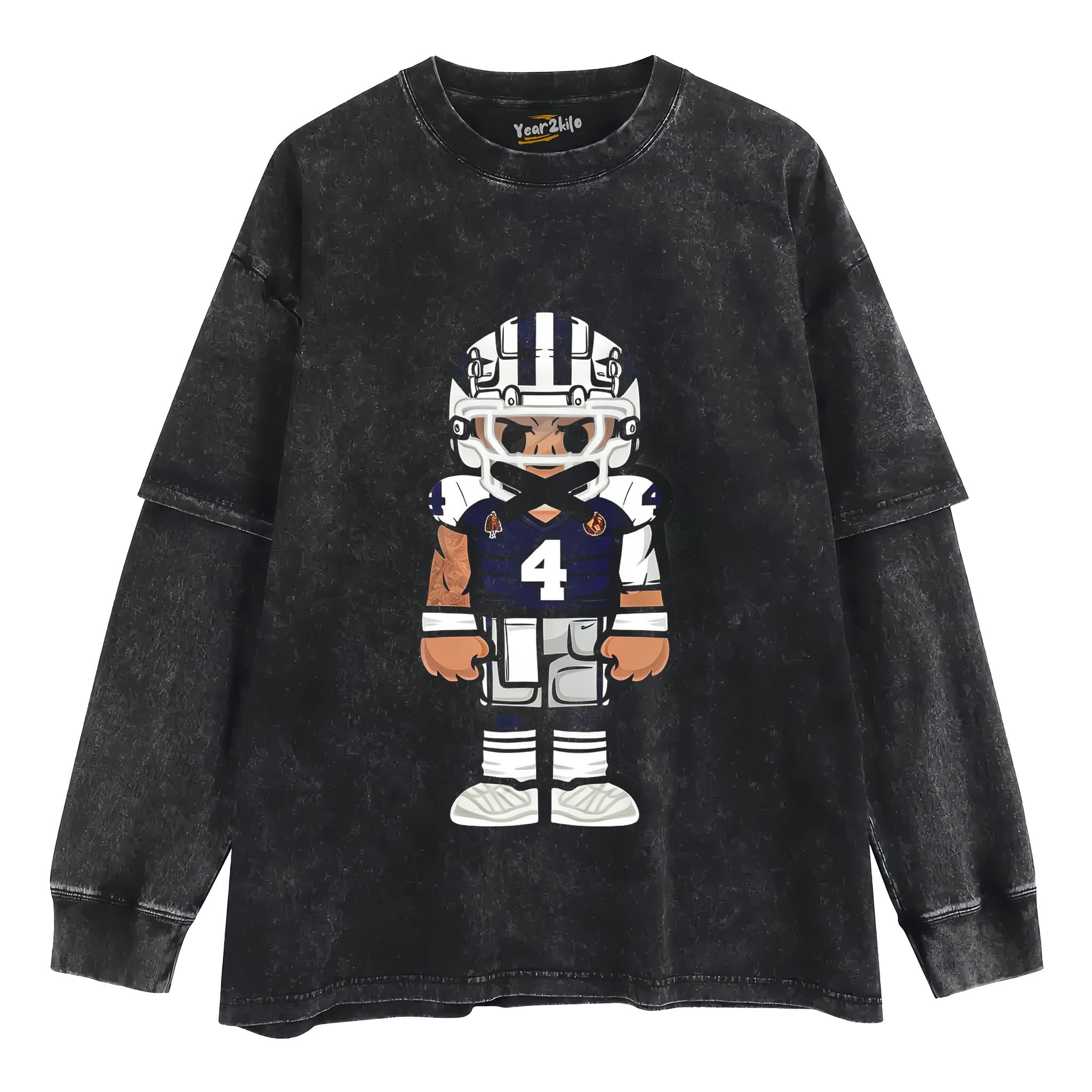 CARTOON FOOTBALL V3 TANK TOP & TEE & LONG SLEEVE & LAYERED LS & HOODIE