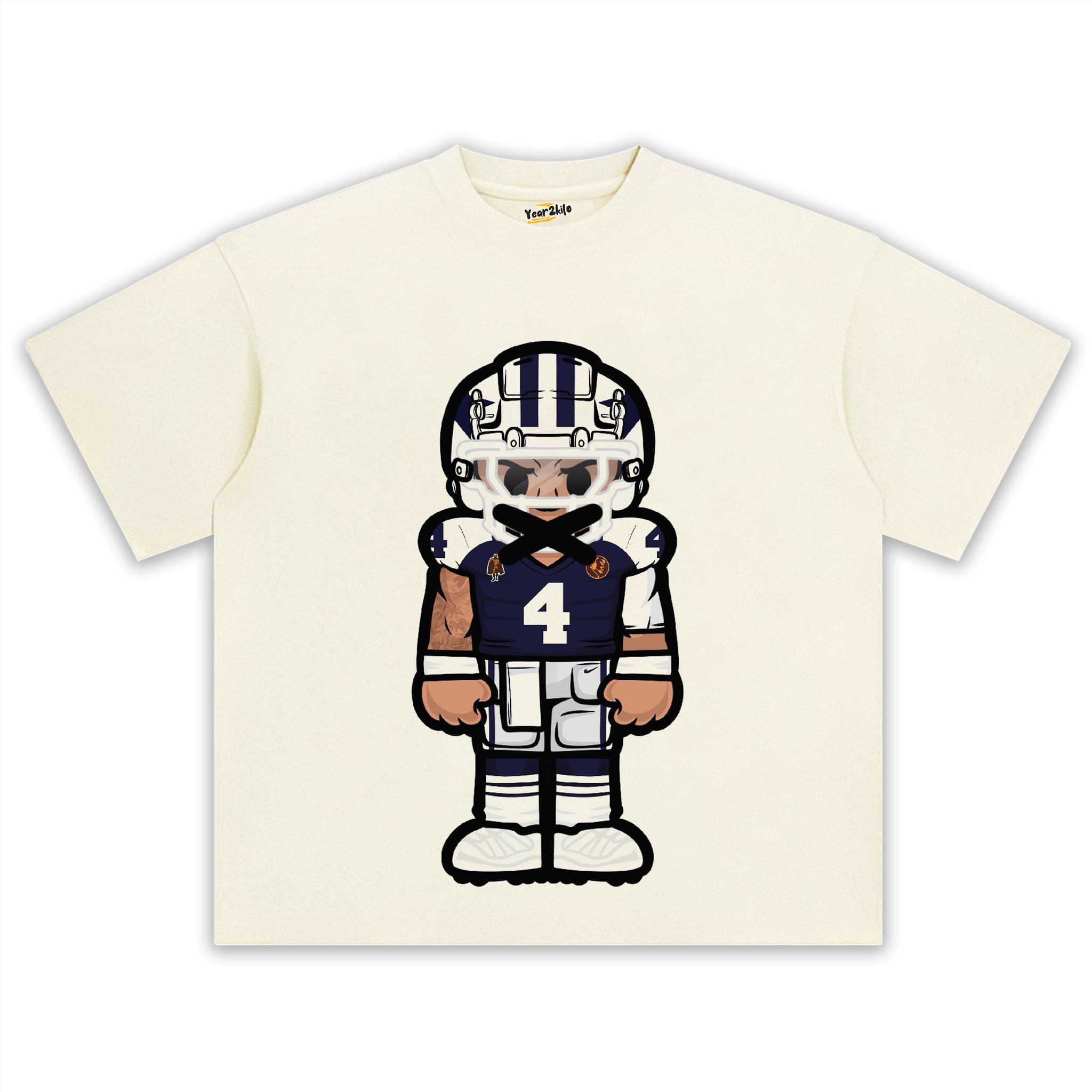 CARTOON FOOTBALL V3 TANK TOP & TEE & LONG SLEEVE & LAYERED LS & HOODIE