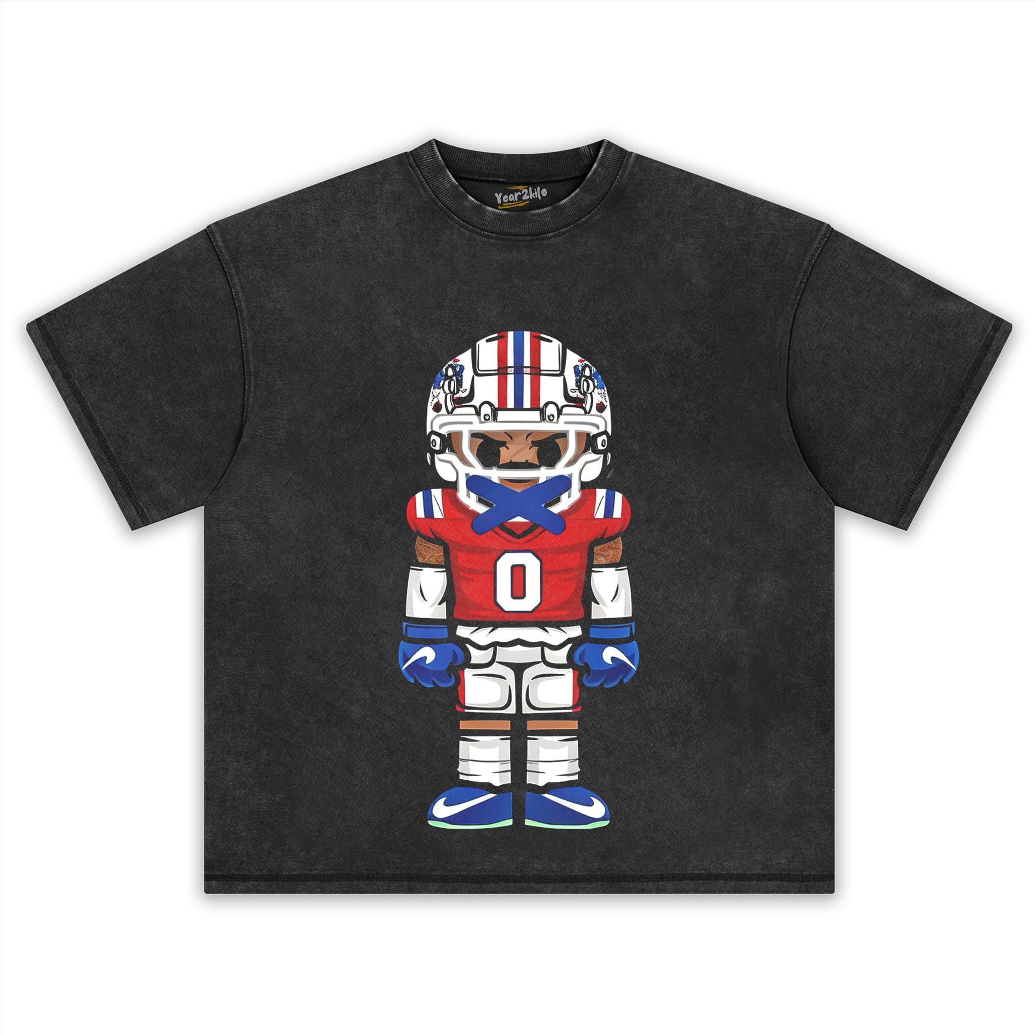 CARTOON FOOTBALL V4 TANK TOP & TEE & LONG SLEEVE & LAYERED LS & HOODIE
