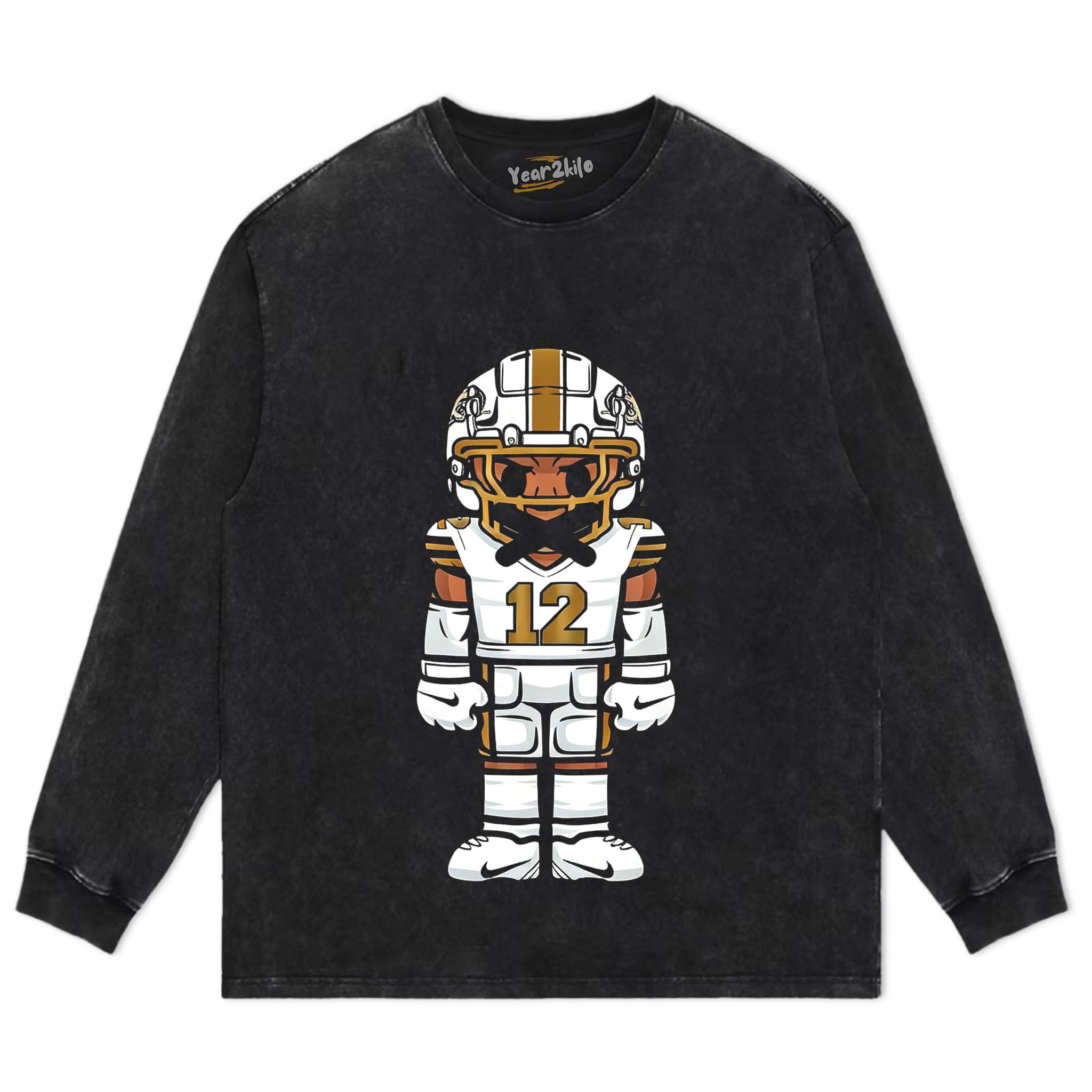 CARTOON FOOTBALL V5 TANK TOP & TEE & LONG SLEEVE & LAYERED LS & HOODIE