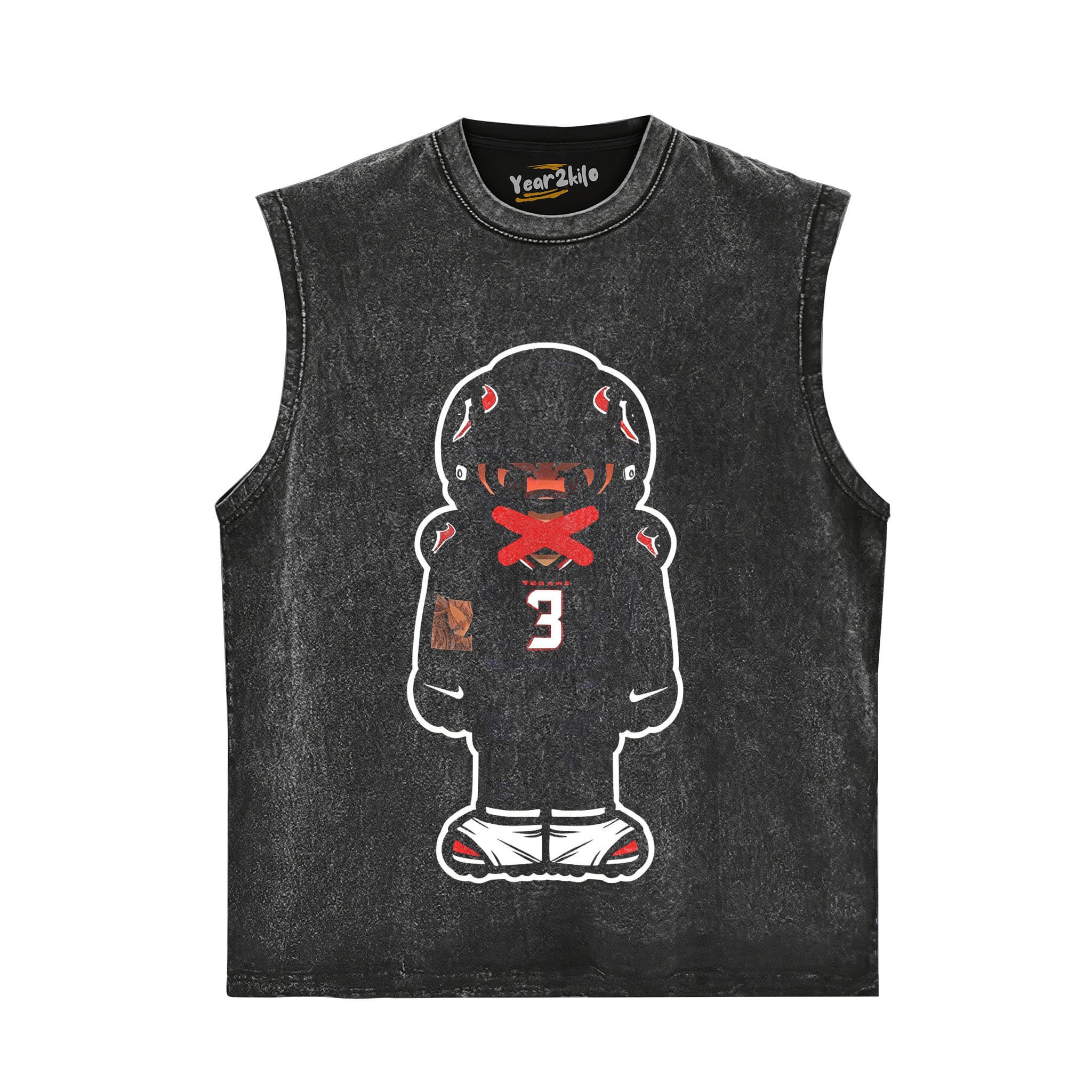 CARTOON FOOTBALL V6 TANK TOP & TEE & LONG SLEEVE & LAYERED LS & HOODIE