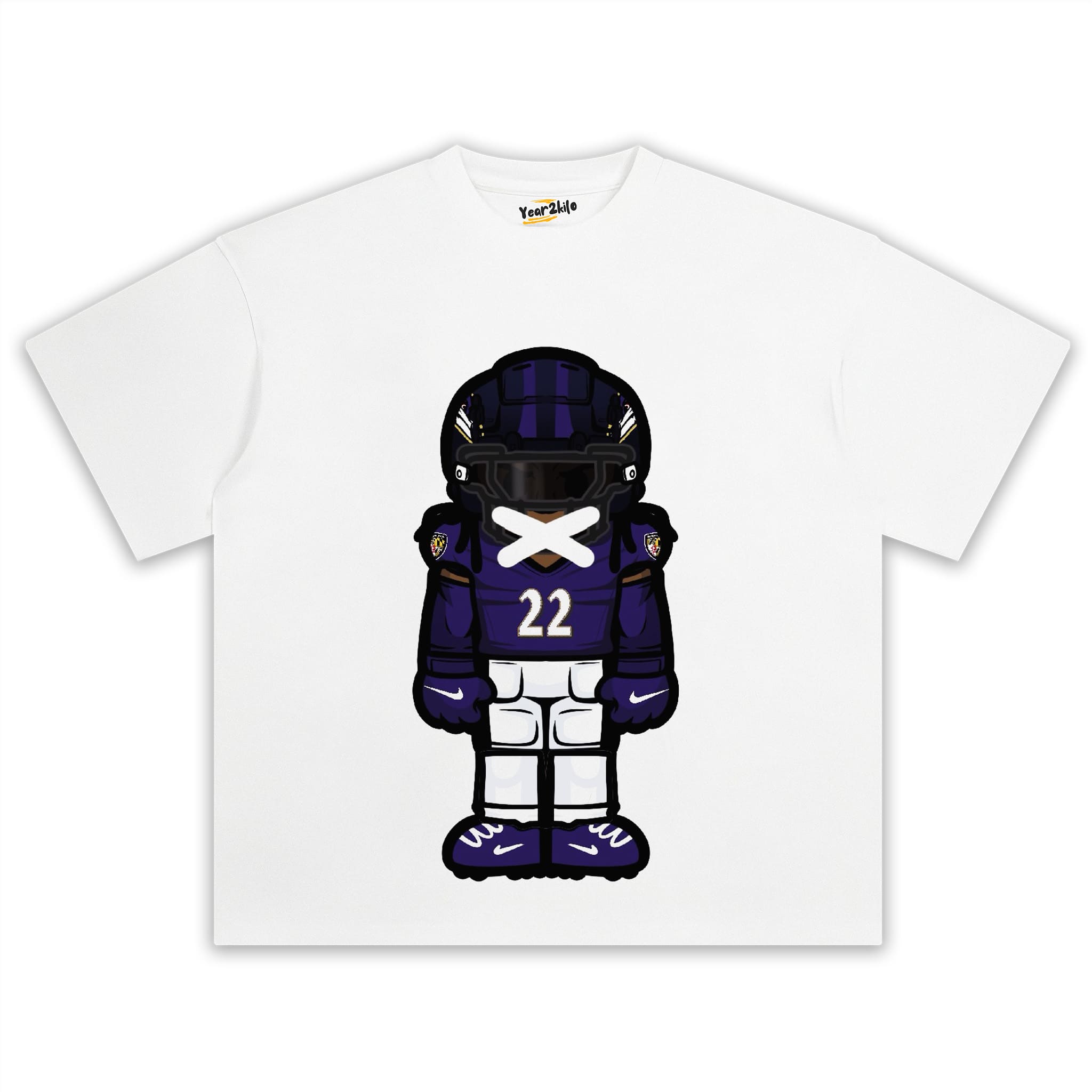 CARTOON FOOTBALL V7 TANK TOP & TEE & LONG SLEEVE & LAYERED LS & HOODIE
