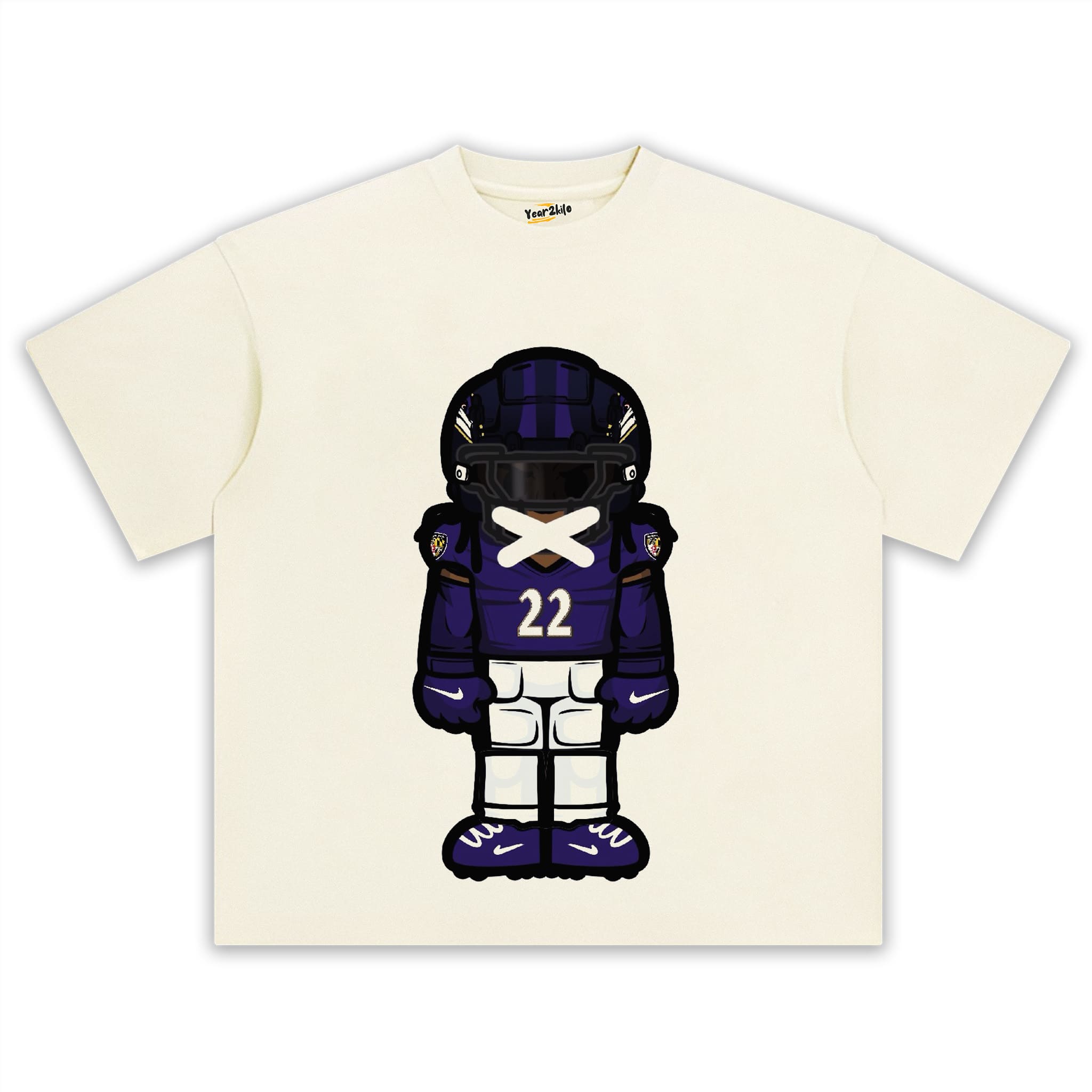 CARTOON FOOTBALL V7 TANK TOP & TEE & LONG SLEEVE & LAYERED LS & HOODIE