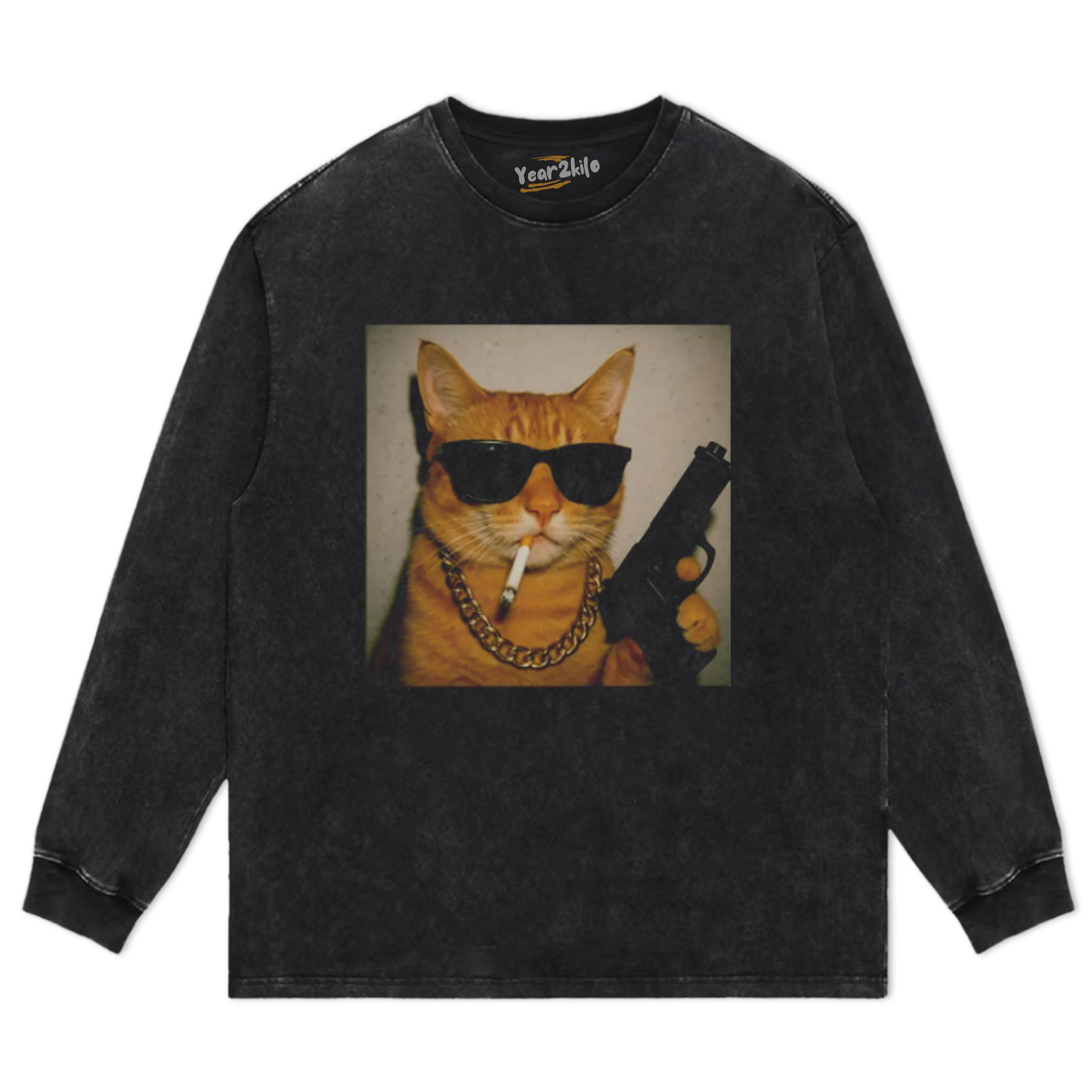 CAT MEME TANK TOP & TEE & LONG SLEEVE & LAYERED LS & HOODIE