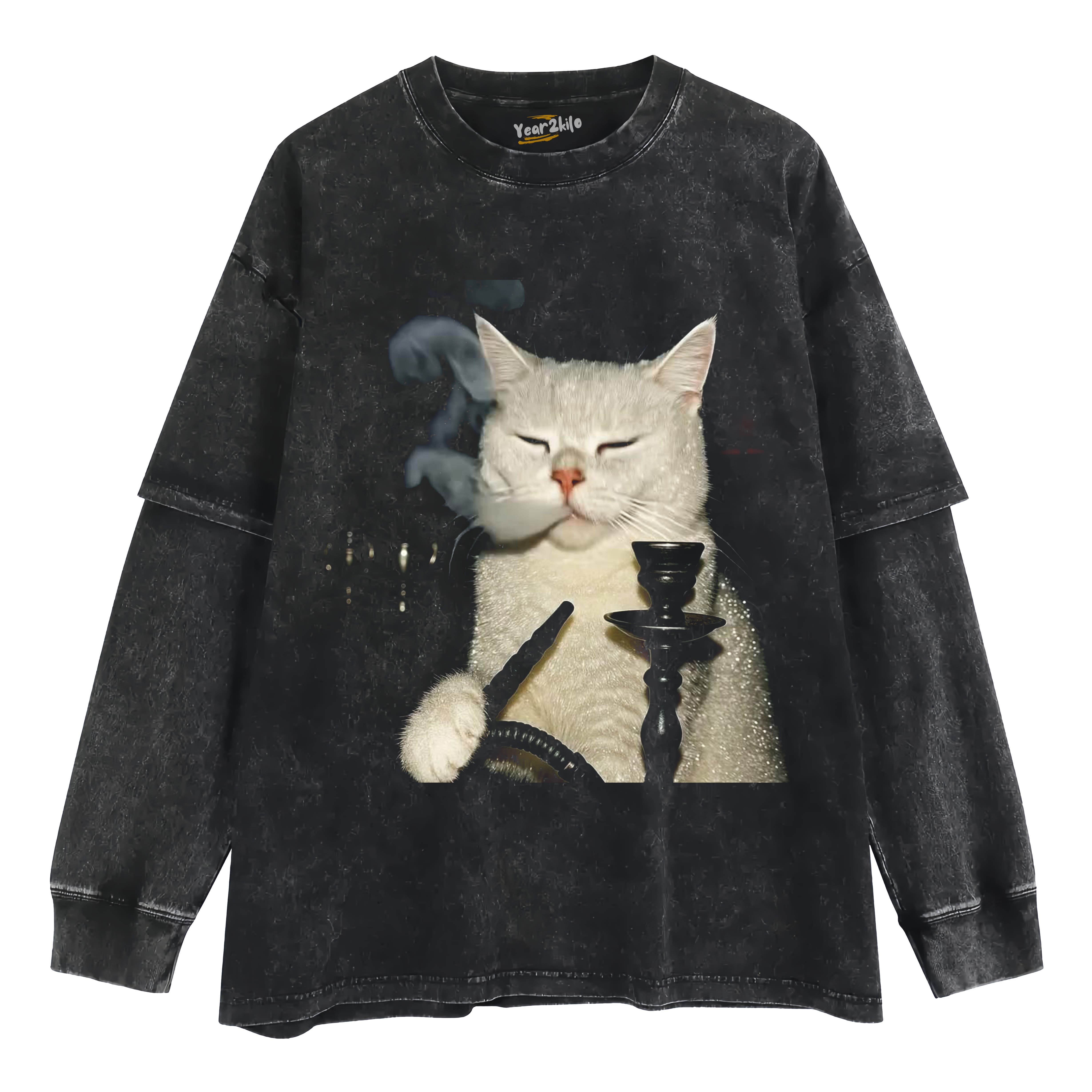 CAT MEME V5 TANK TOP & TEE & LONG SLEEVE & LAYERED LS & HOODIE