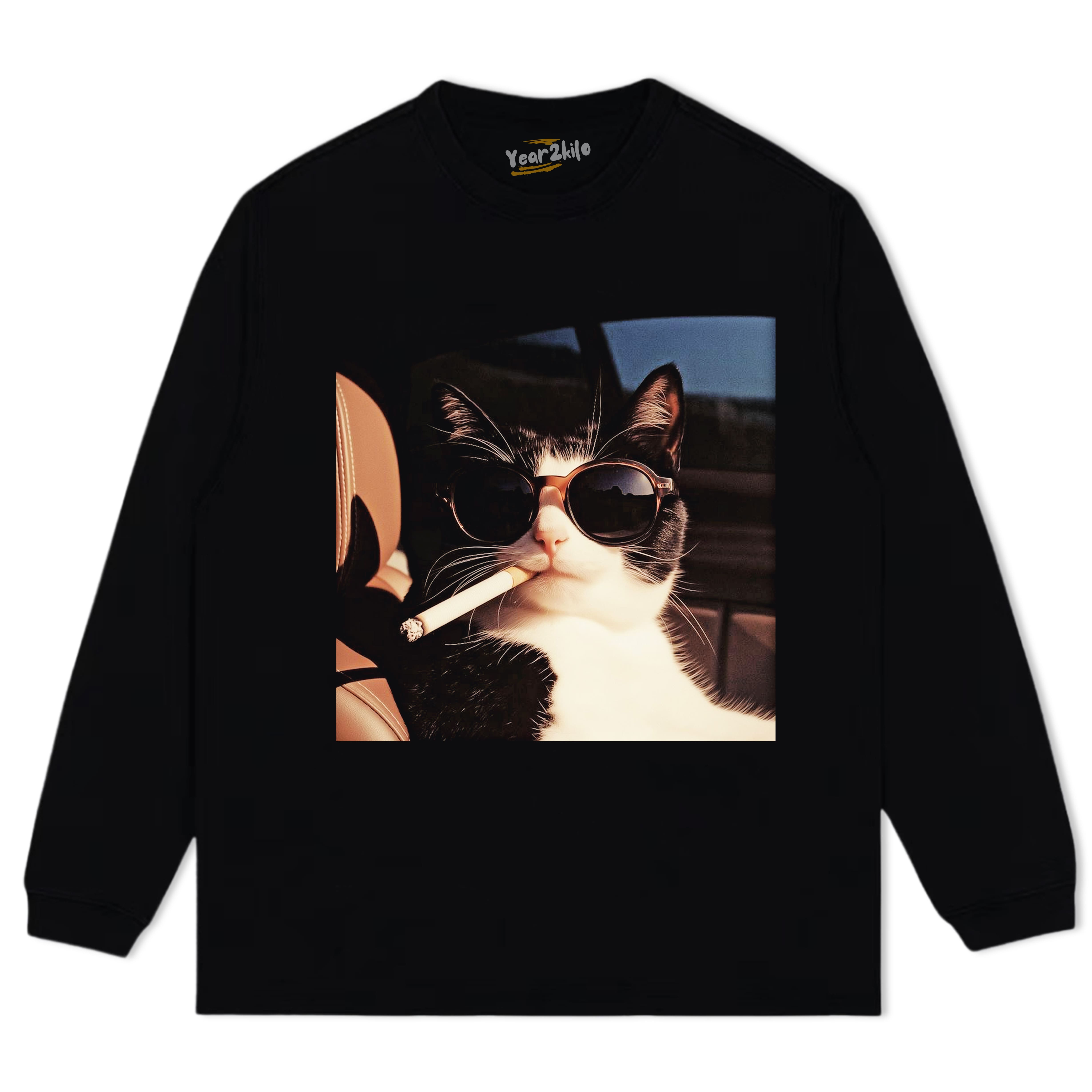 CAT MEME V6 TANK TOP & TEE & LONG SLEEVE & LAYERED LS & HOODIE