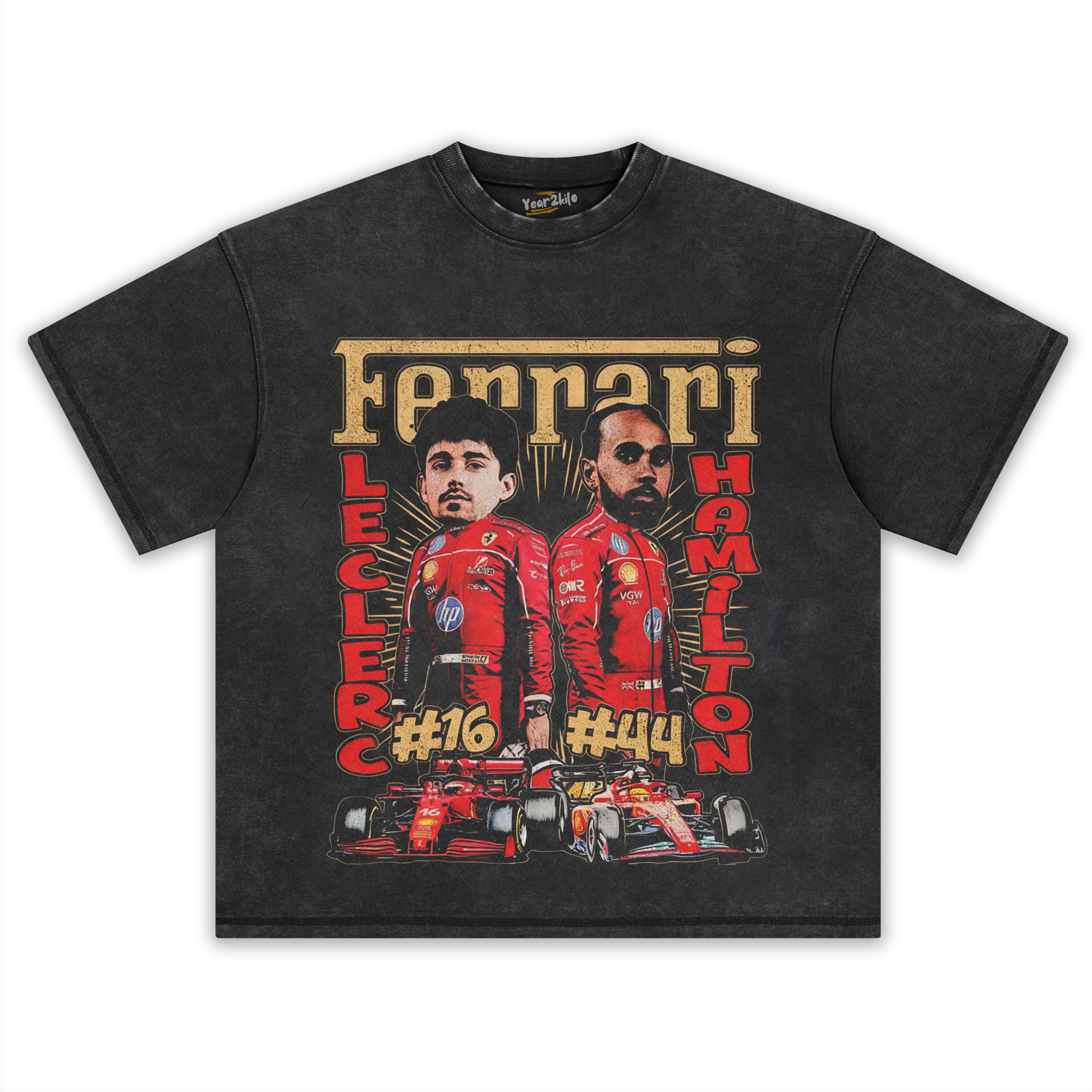 CHARLES LECLERC & LEWIS HAMILTON TEE