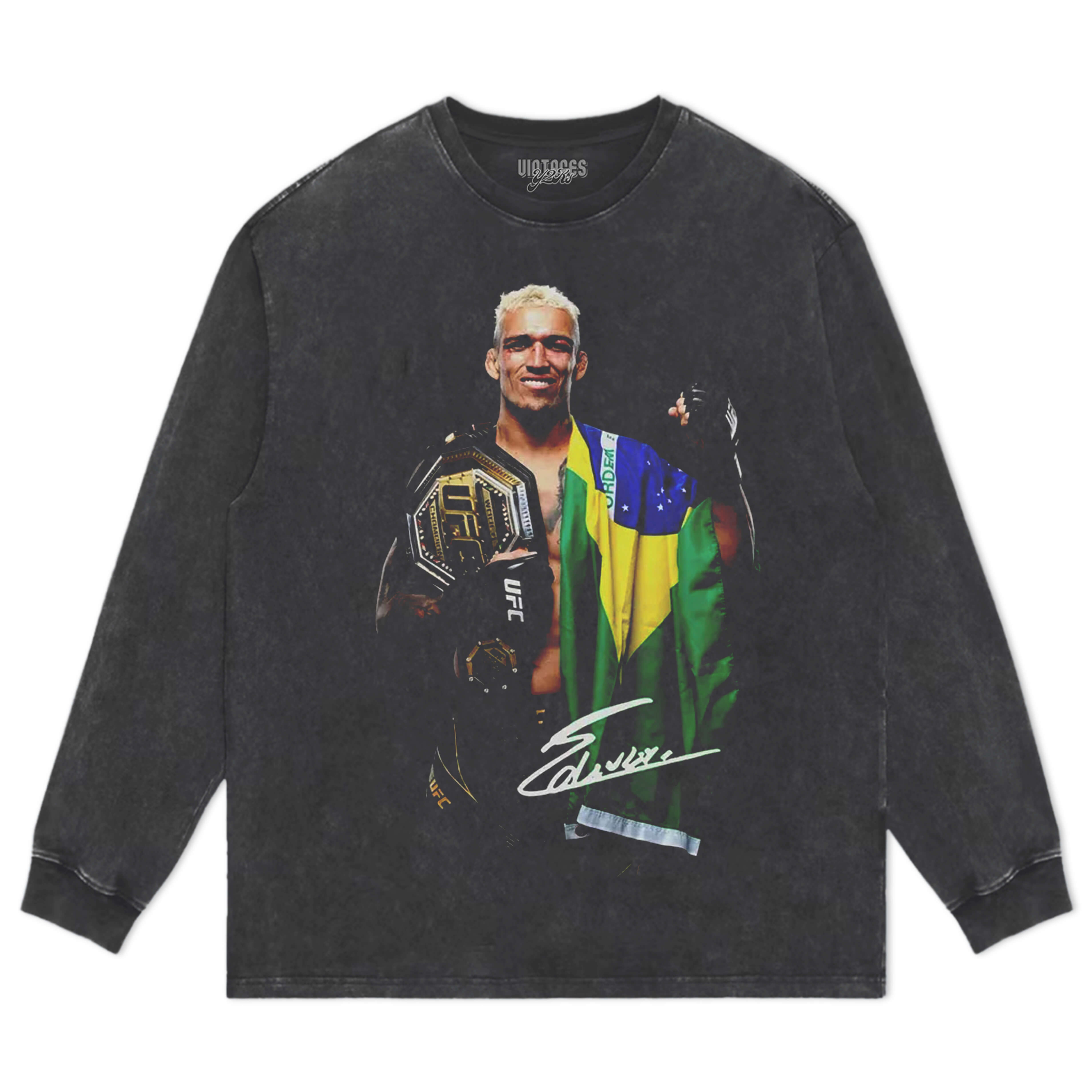 CHARLES OLIVEIRA V8 TEE & LS & HOODIE