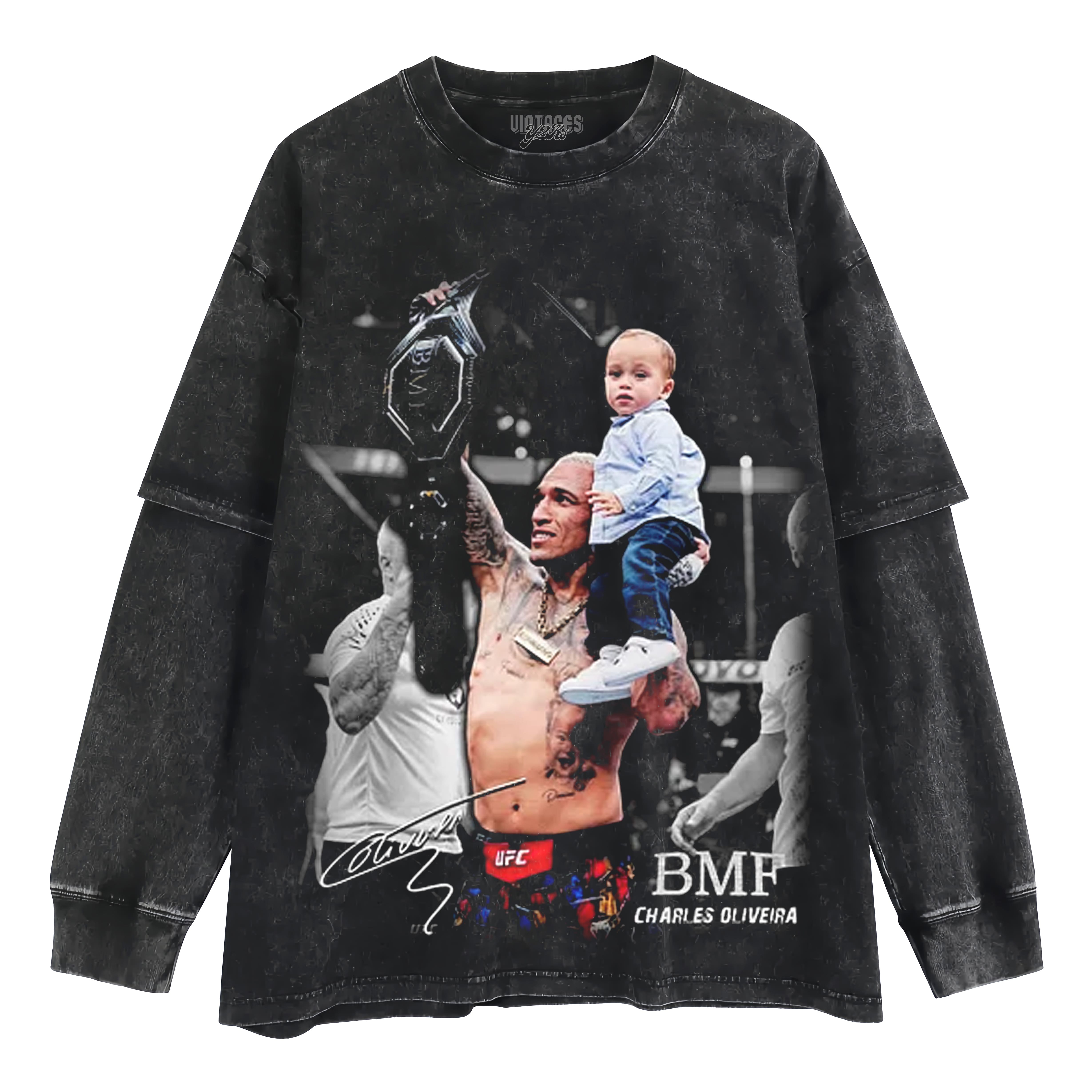 CHARLES OLIVEIRA BMF CHAMPION LAYERED LONG SLEEVE