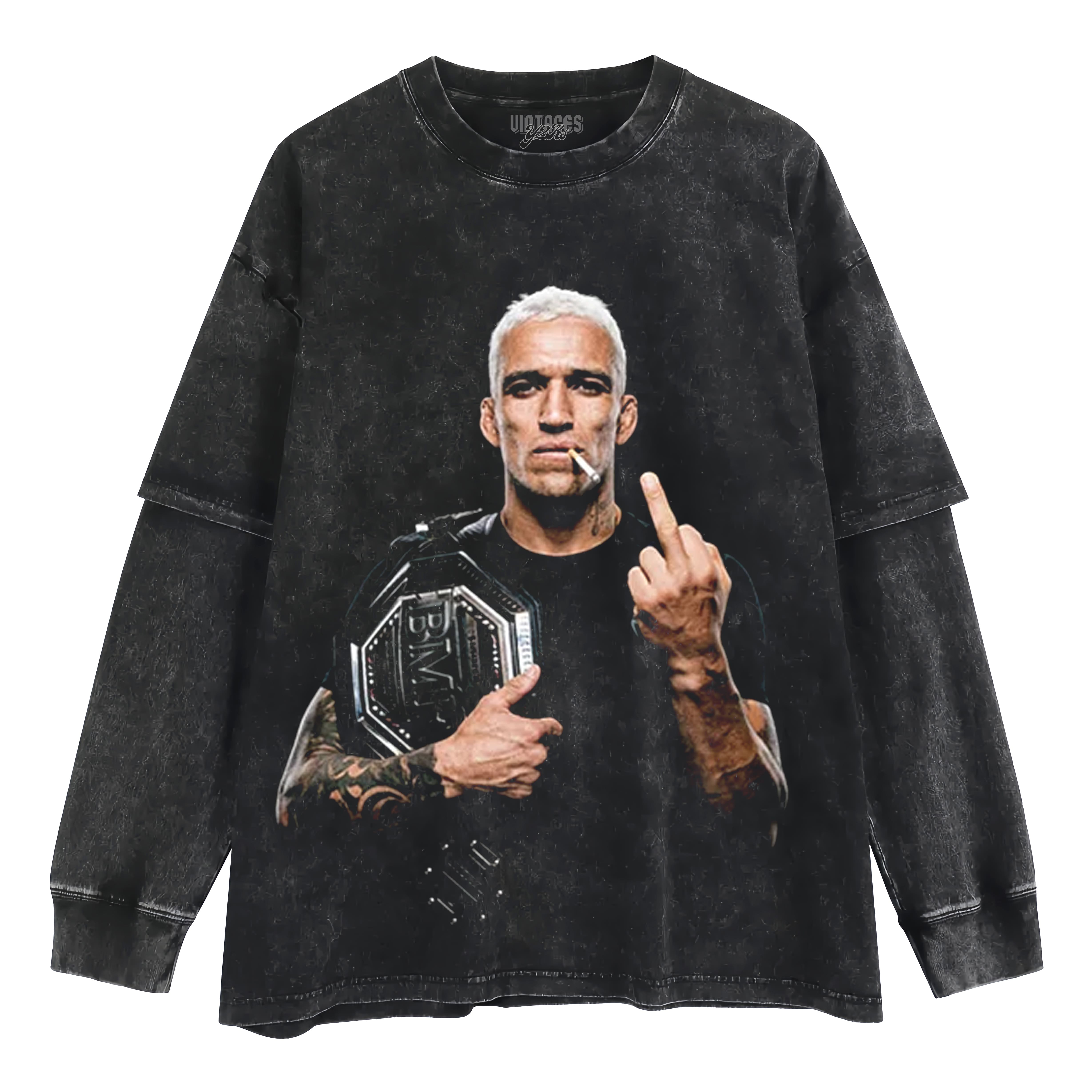 CHARLES OLIVEIRA BMF CHAMPION V6 LAYERED LONG SLEEVE