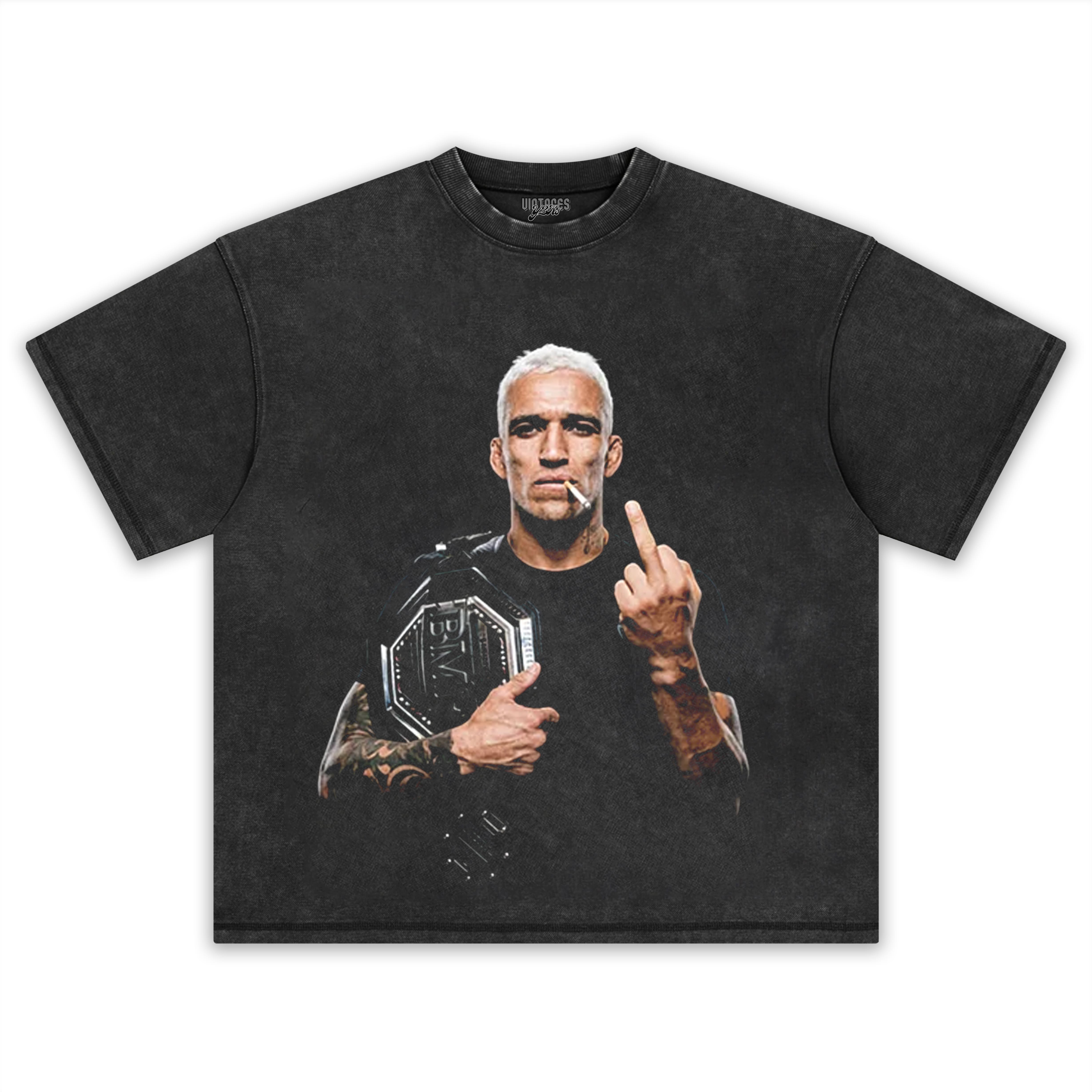CHARLES OLIVEIRA BMF CHAMPION V6 TEE & LS & HOODIE