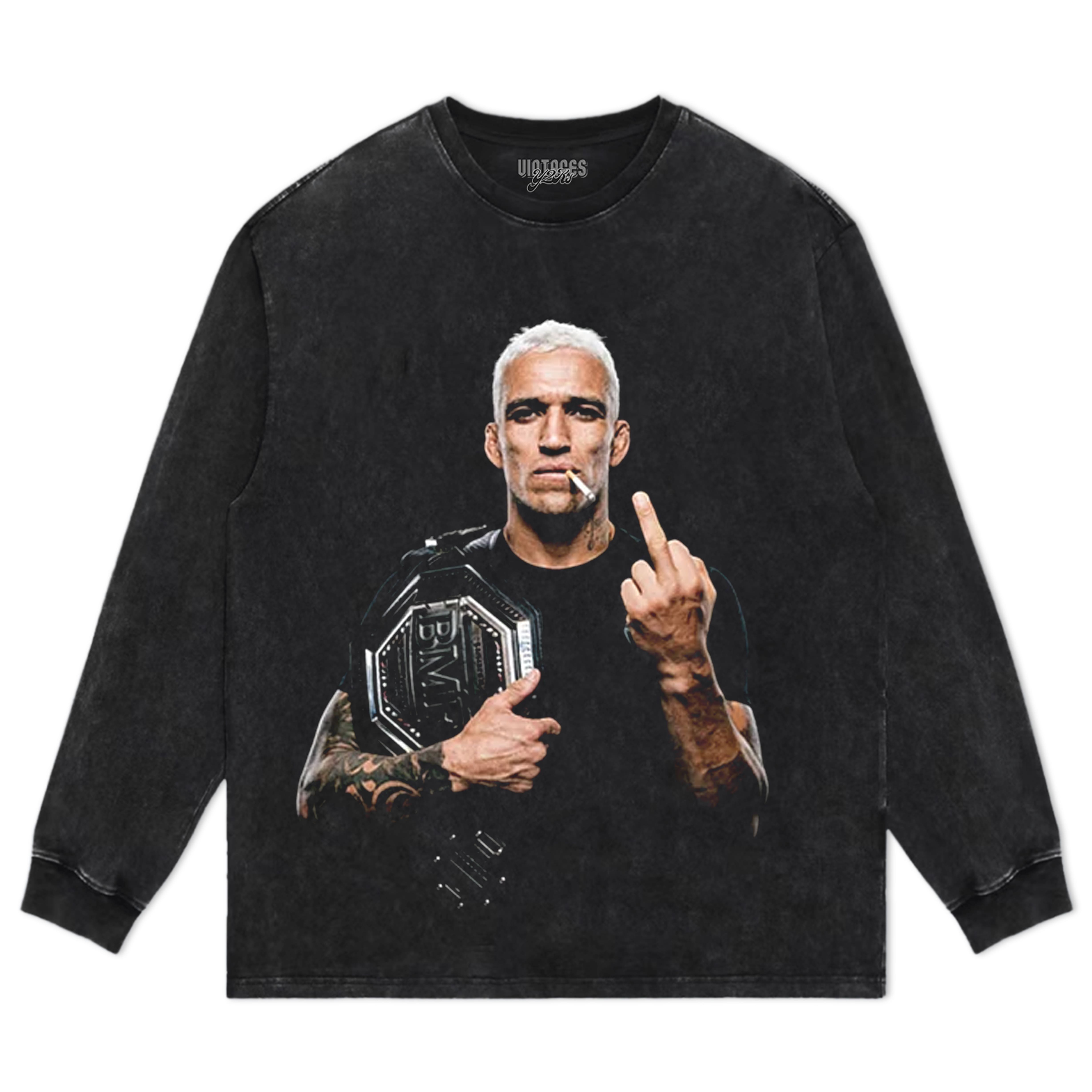CHARLES OLIVEIRA BMF CHAMPION V6 TEE & LS & HOODIE
