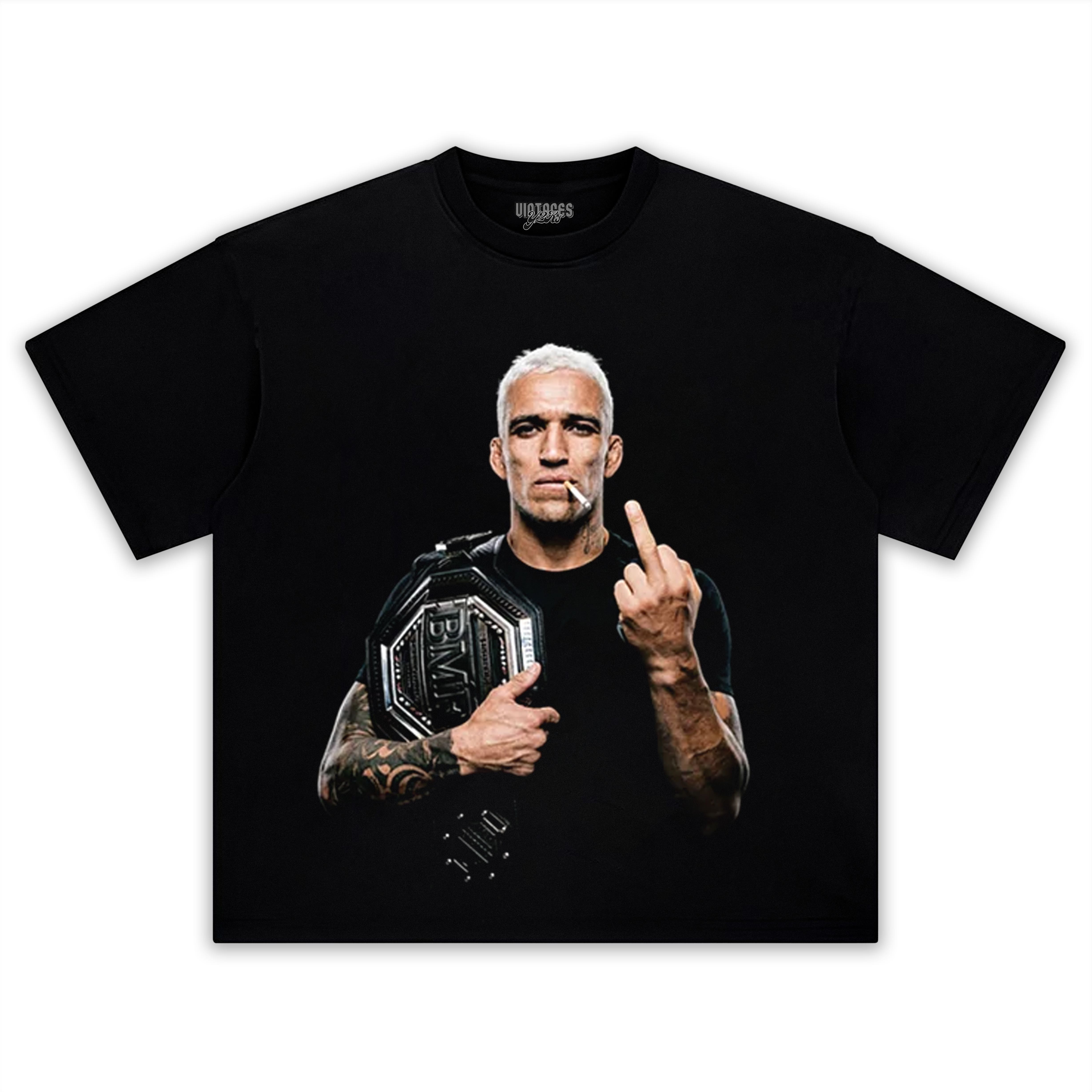 CHARLES OLIVEIRA BMF CHAMPION V6 TEE & LS & HOODIE